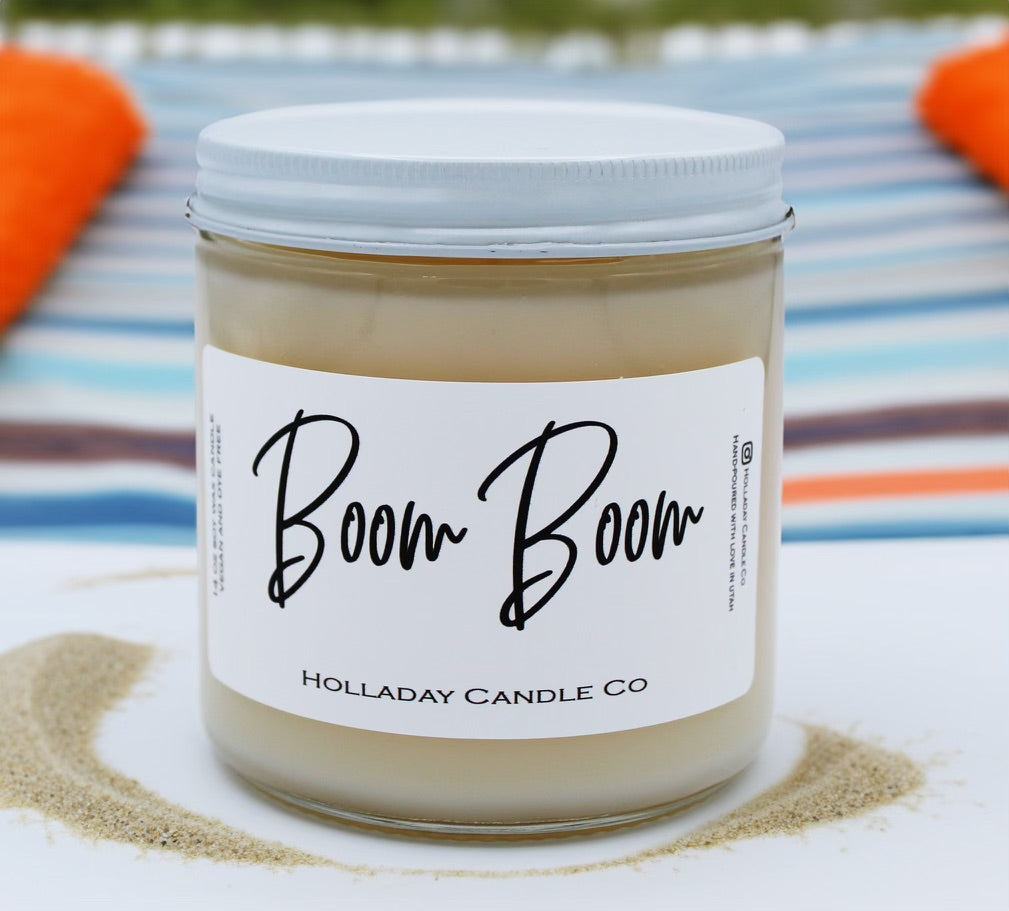 Holladay Candle Company Brazilian Candle: Warm Pistachio, Coconut Cream, Salted Caramel, Tonka, Exotic Musk