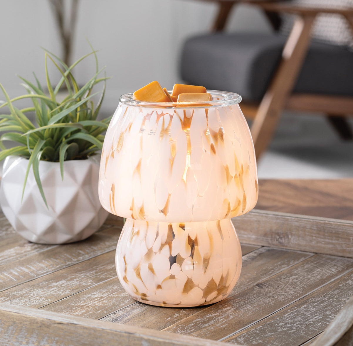 Holladay Candle Co | Cozy Glow Wax Melt Warmers for Candles & Wax Cubes