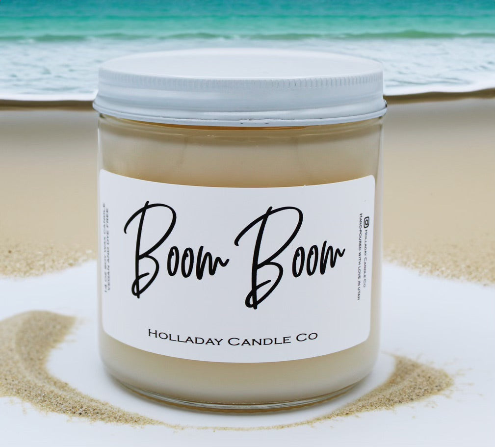 Holladay Candle Company Brazilian Candle: Warm Pistachio, Coconut Cream, Salted Caramel, Tonka, Exotic Musk