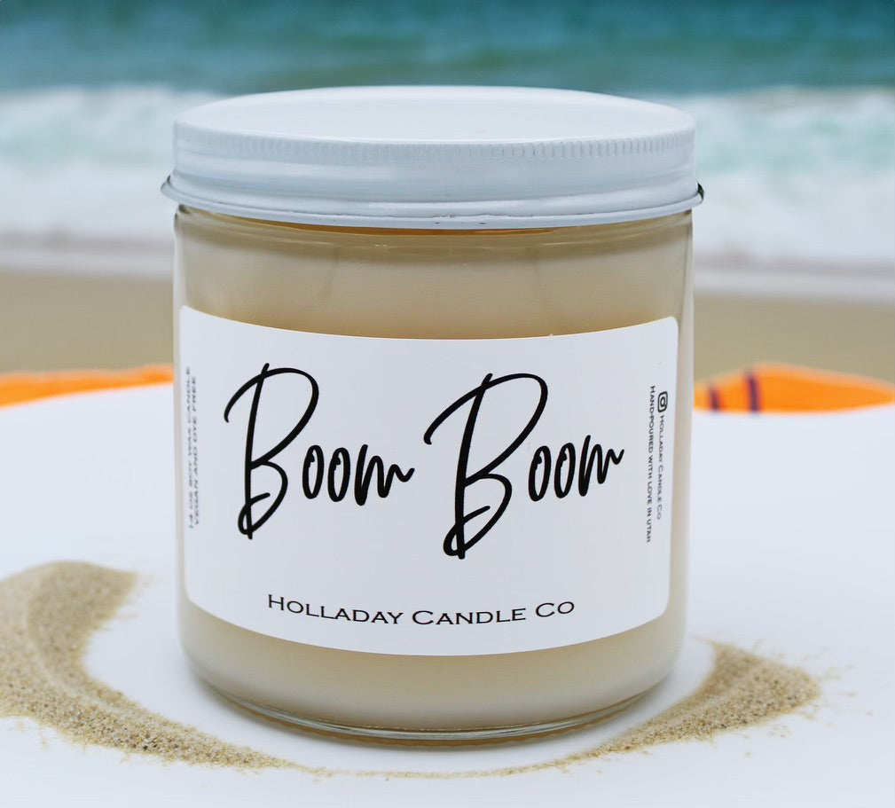 Holladay Candle Company Brazilian Candle: Warm Pistachio, Coconut Cream, Salted Caramel, Tonka, Exotic Musk