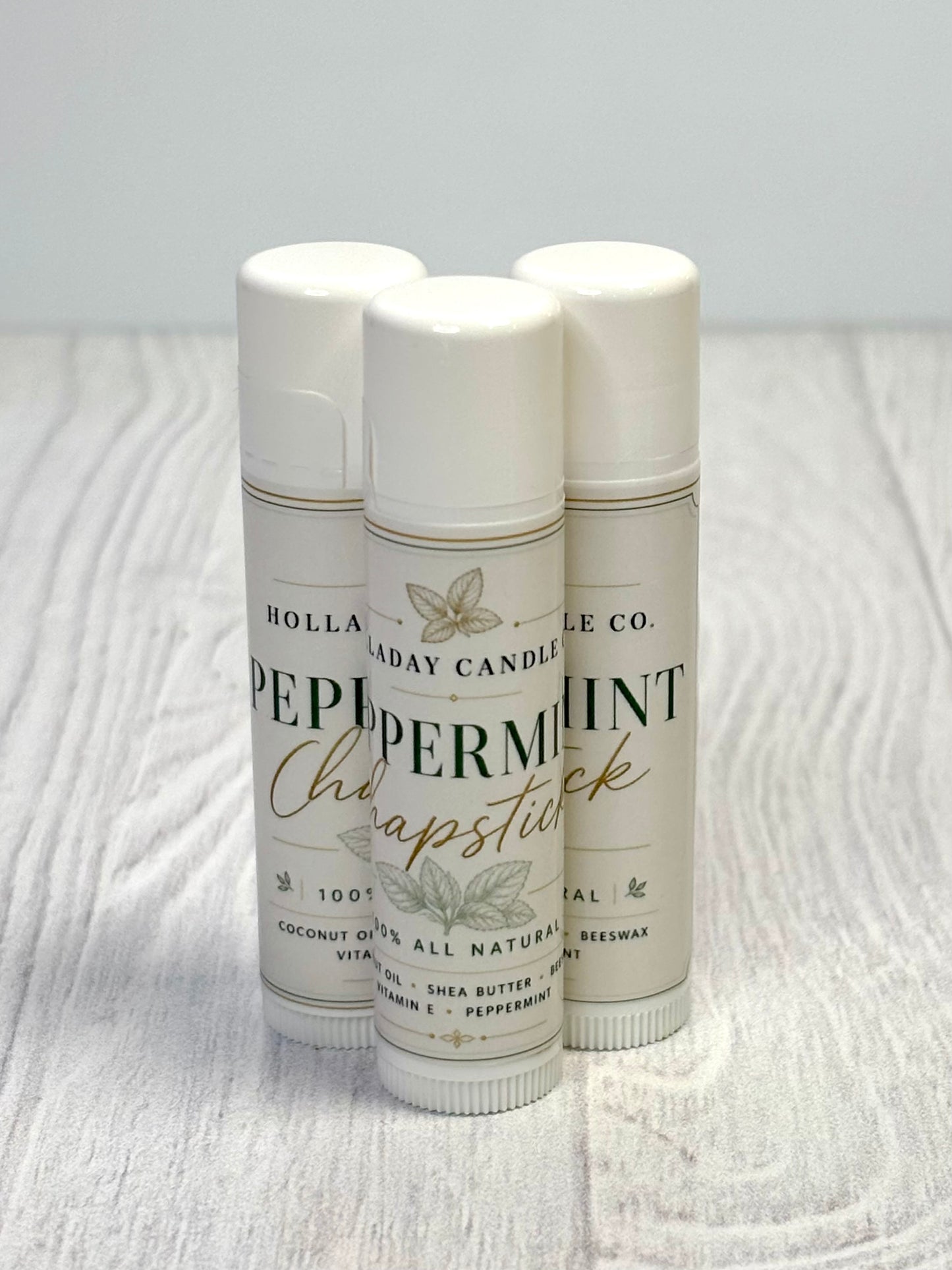 Natural Peppermint Chapstick – Soft Lips + Long Lasting