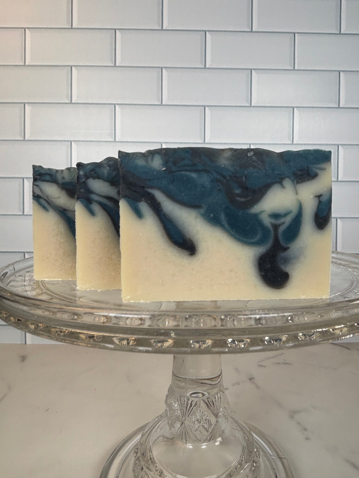 Smoked Cedar and Icy Moss Men's Cold Process Soap