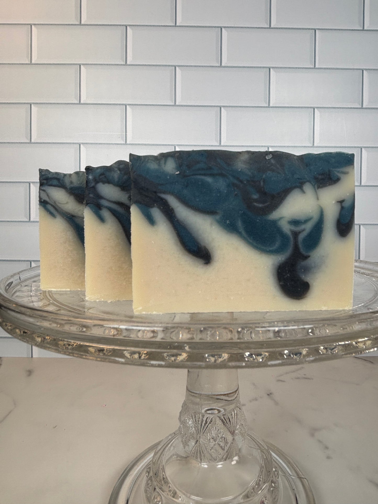 Smoked Cedar and Icy Moss Men's Cold Process Soap