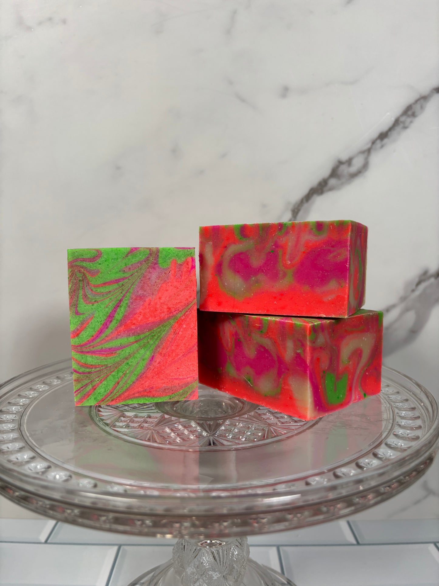 Neon Swirl Soap