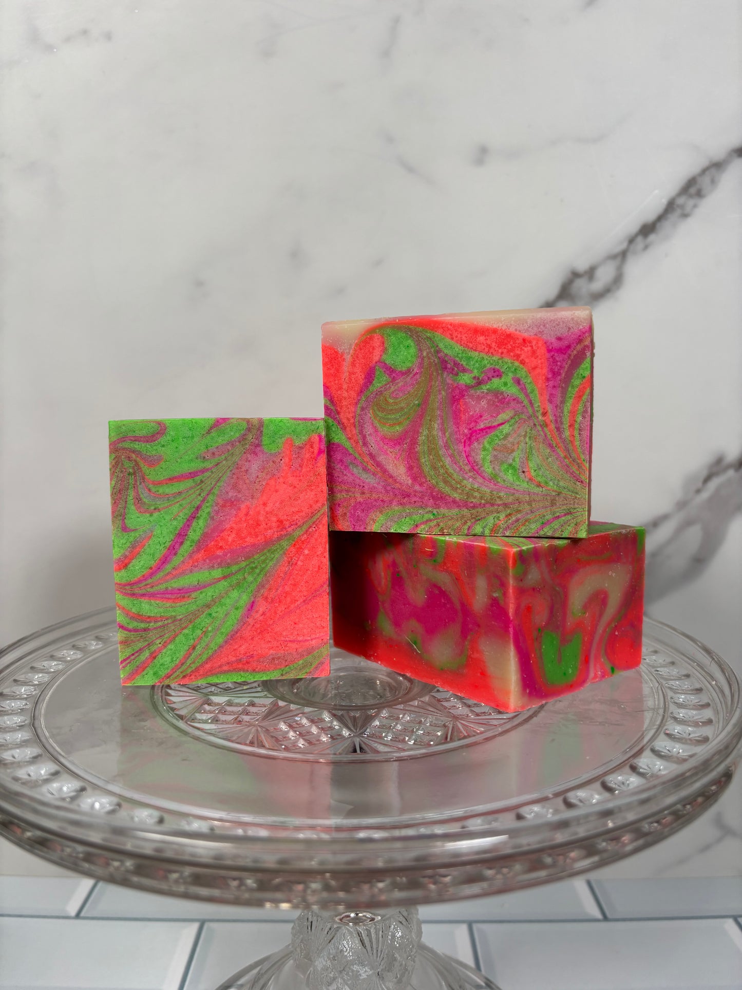 Neon Swirl Soap