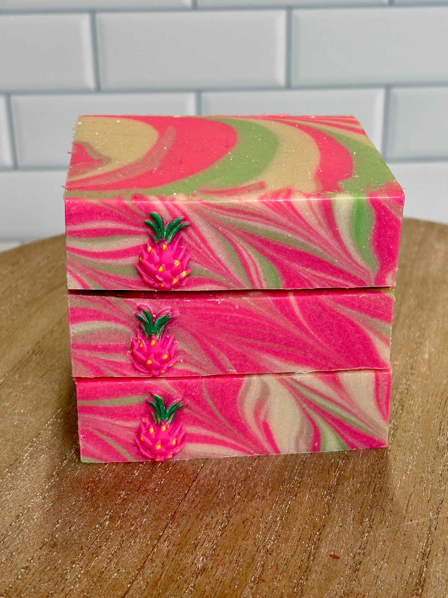 Pink Dragonfruit Coconut Milk Soap
