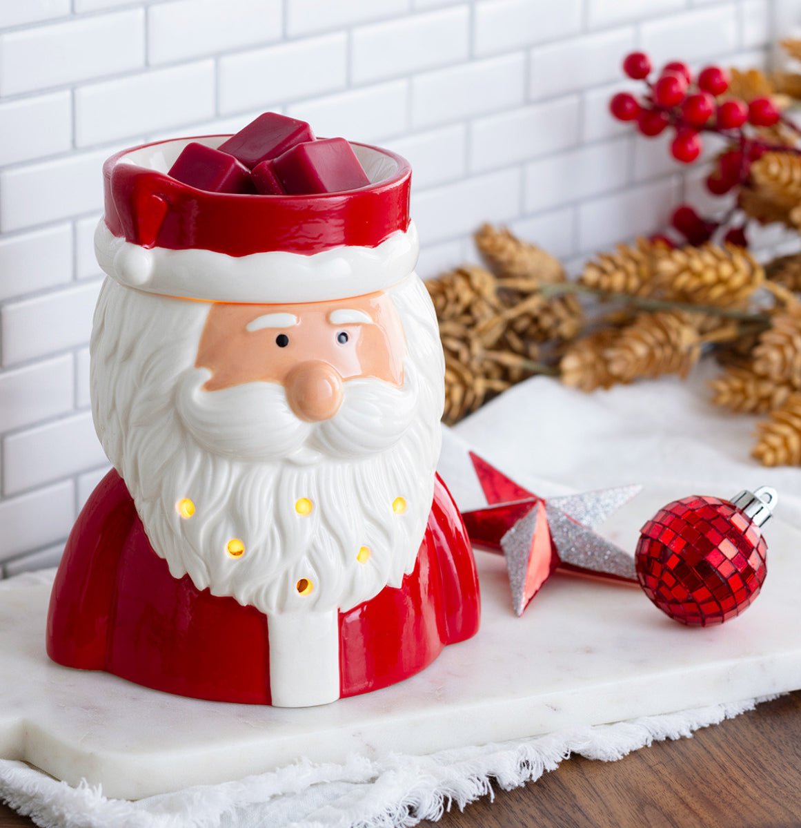 Holladay Candle Co | Cozy Glow Wax Melt Warmers for Candles & Wax Cubes