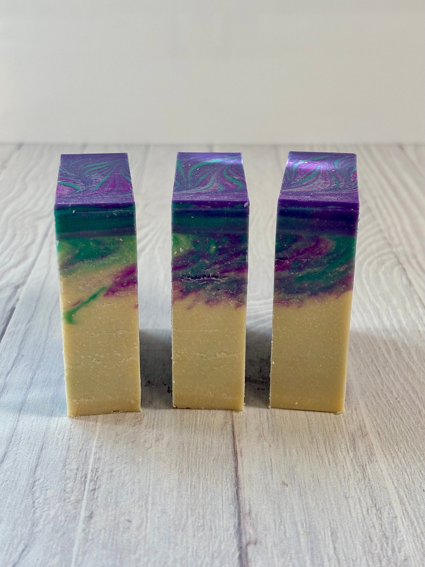 Violet Mint Cold Process Soap made with Goat Milk and Tallow