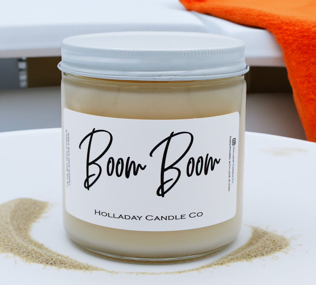 Holladay Candle Company Brazilian Candle: Warm Pistachio, Coconut Cream, Salted Caramel, Tonka, Exotic Musk
