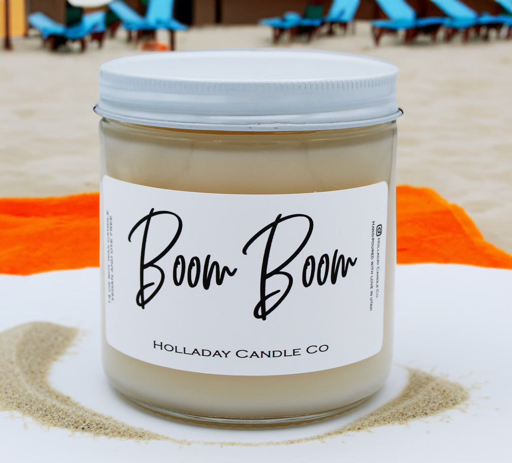 Holladay Candle Company Brazilian Candle: Warm Pistachio, Coconut Cream, Salted Caramel, Tonka, Exotic Musk