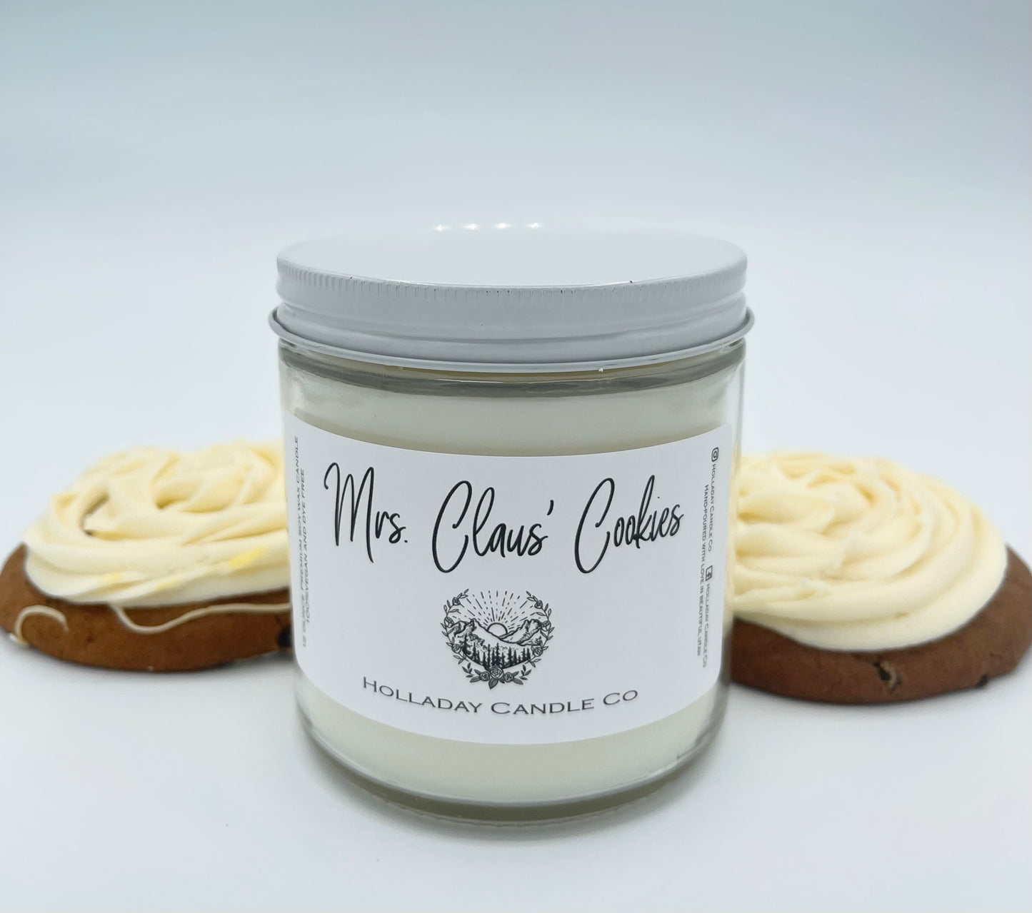 MRS. CLAUS’ COOKIES LUXURY SOY CANDLE | SWEET + COZY