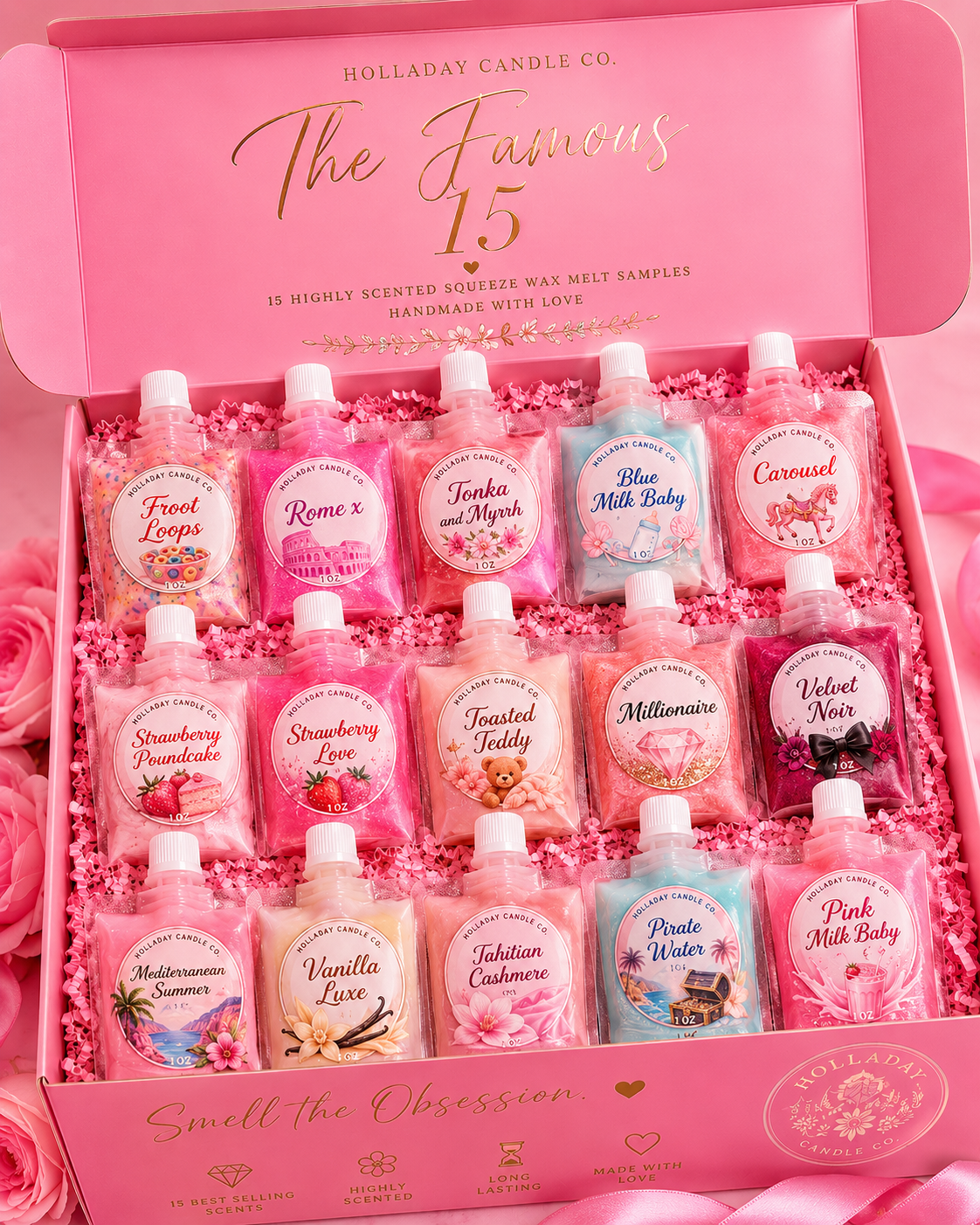 The Famous PINK Mini Sample Box - PRE ORDER SHIP DATE JULY 6