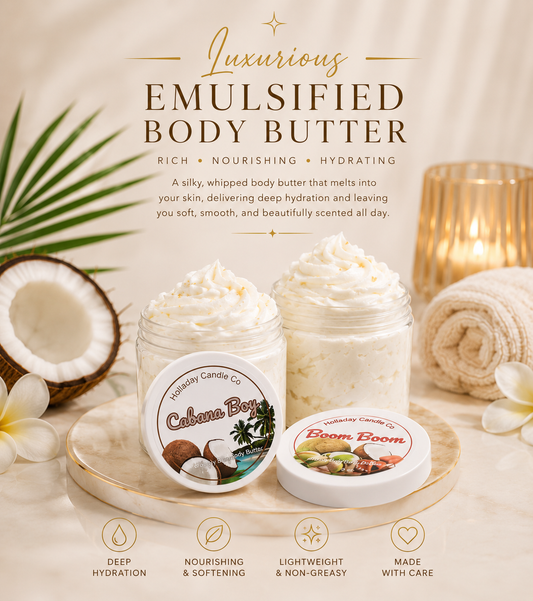 LUXE EMULSIFIED BODY BUTTER | RICH + SILKY