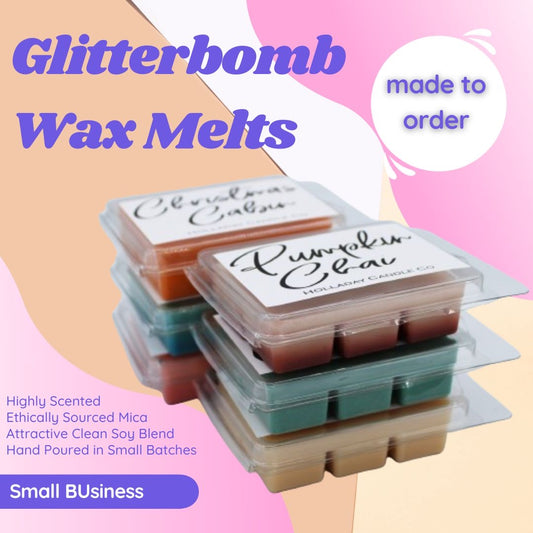 GLITTER BOMB Wax Melts Highly Scented Long Lasting