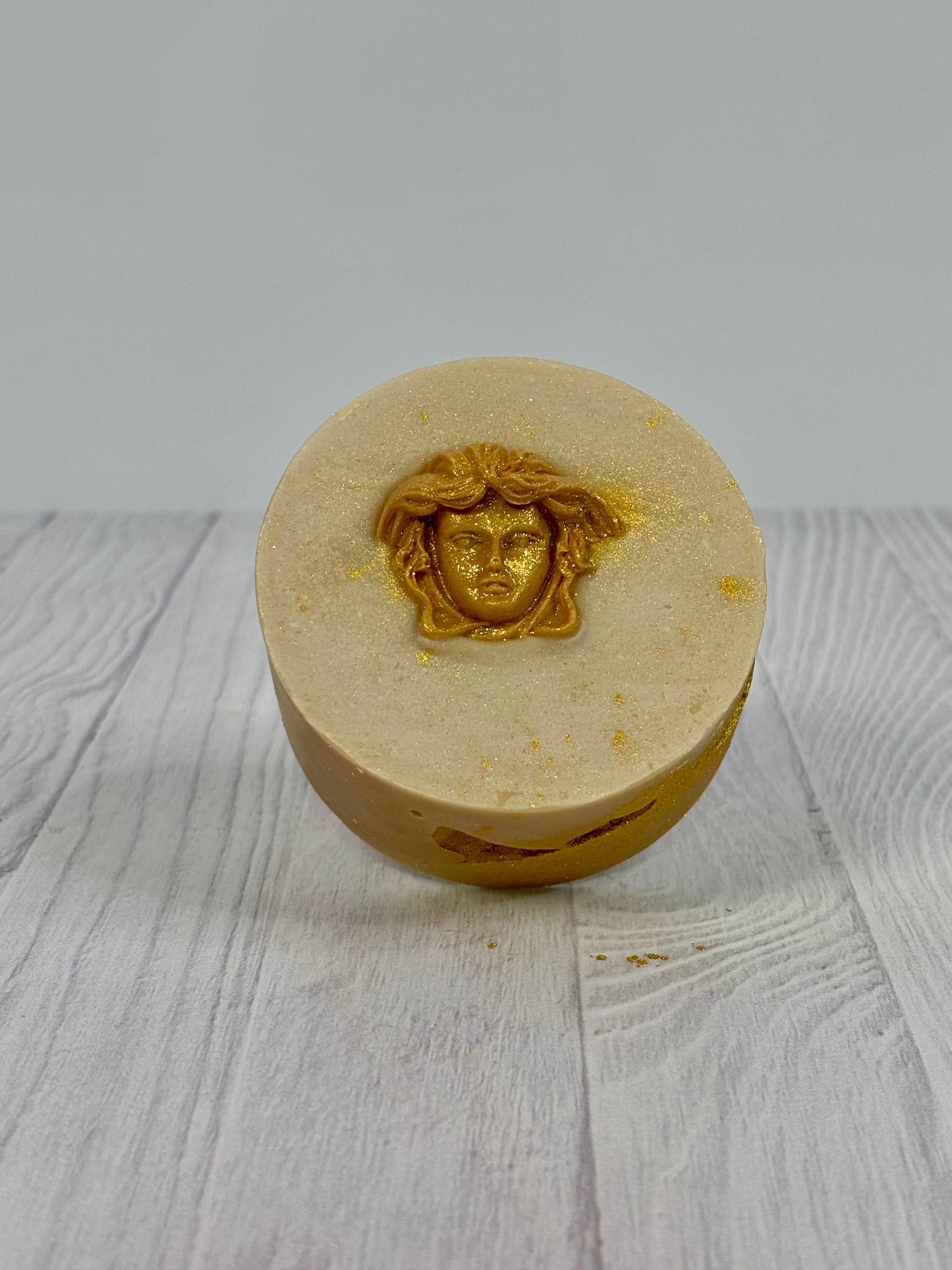 Luxury Medusa Goat Milk Soap | Narcissist Scent | 5 oz Round Bar
