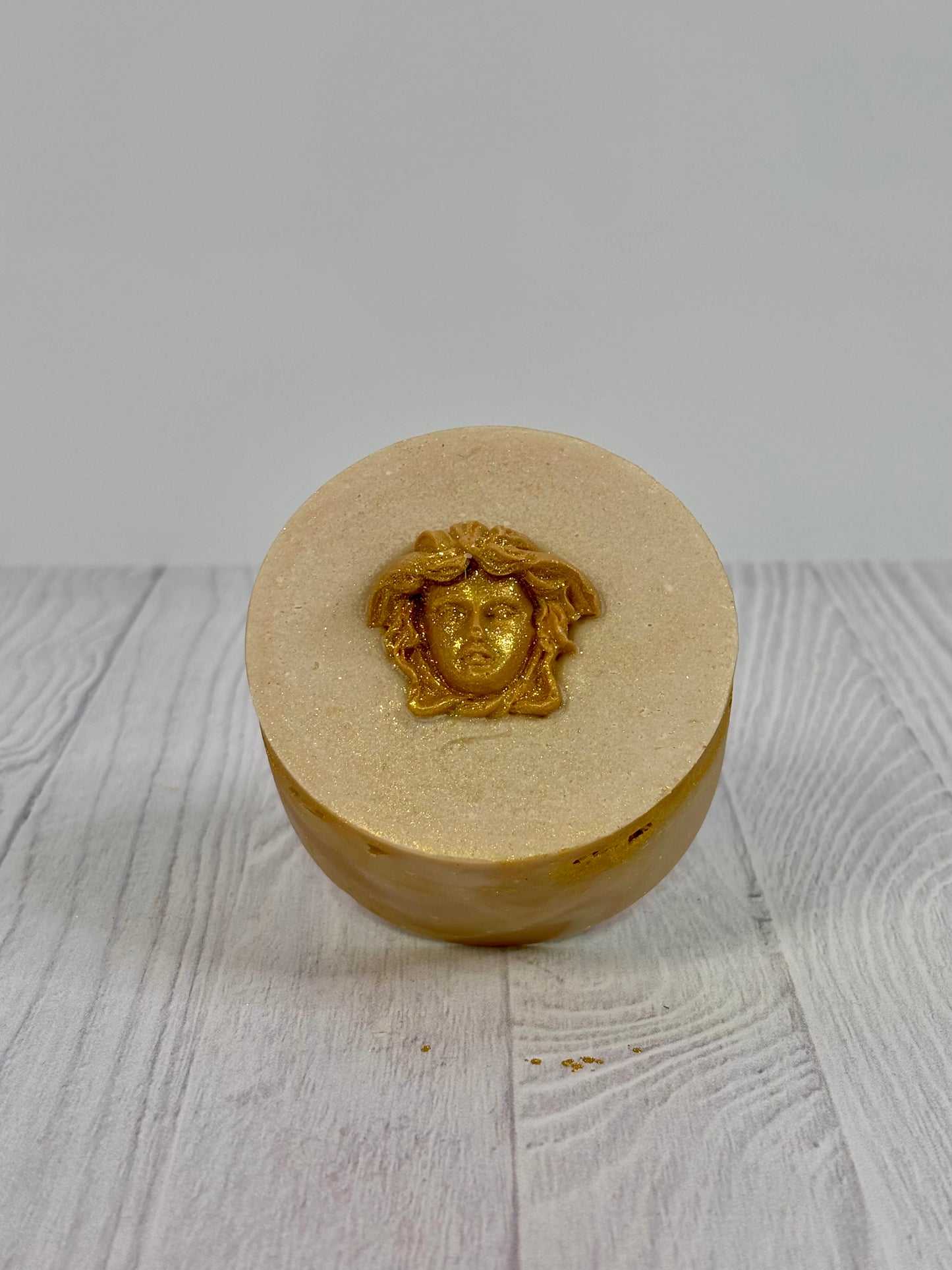 Luxury Medusa Goat Milk Soap | Narcissist Scent | 5 oz Round Bar