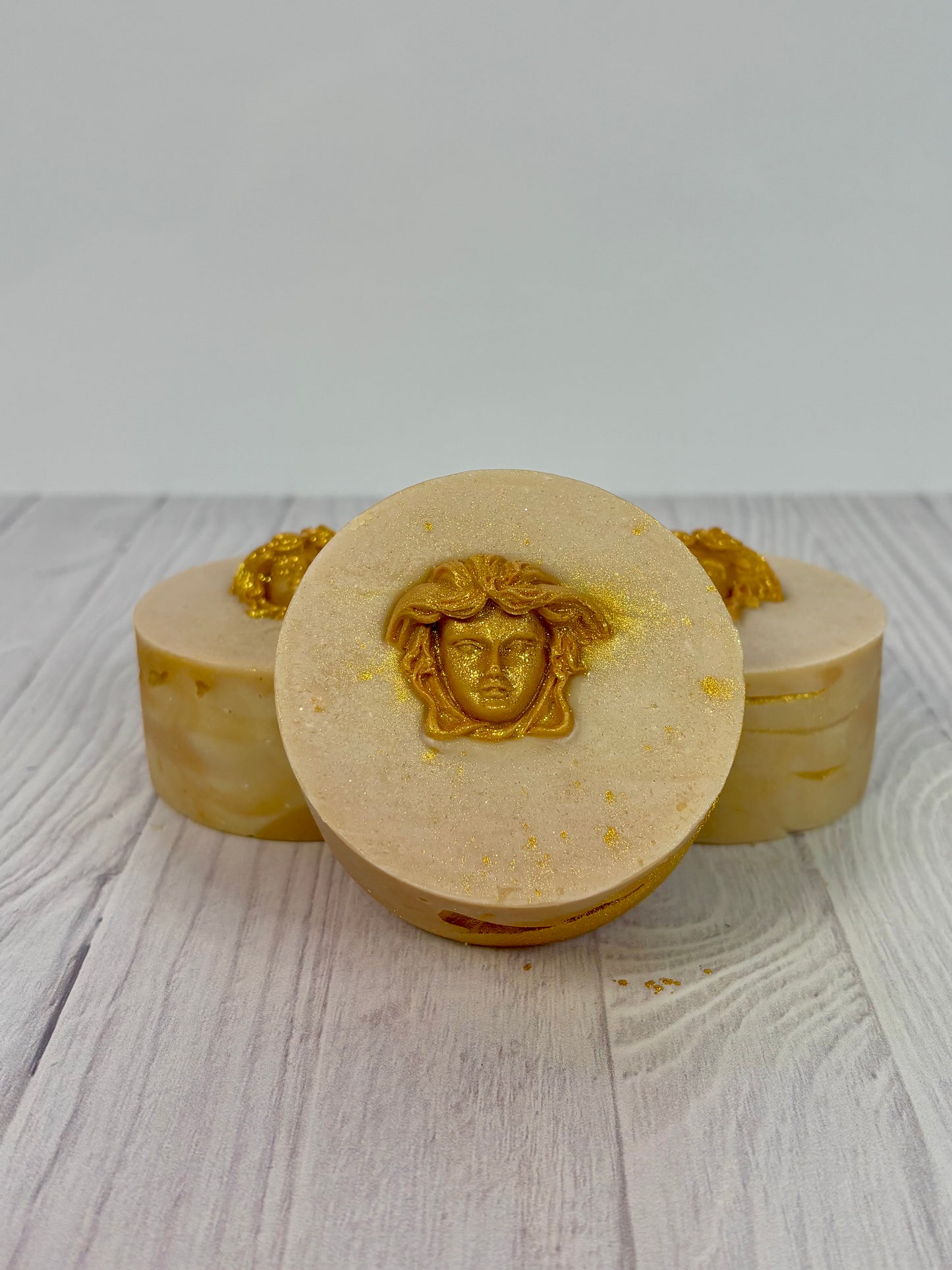 Luxury Medusa Goat Milk Soap | Narcissist Scent | 5 oz Round Bar
