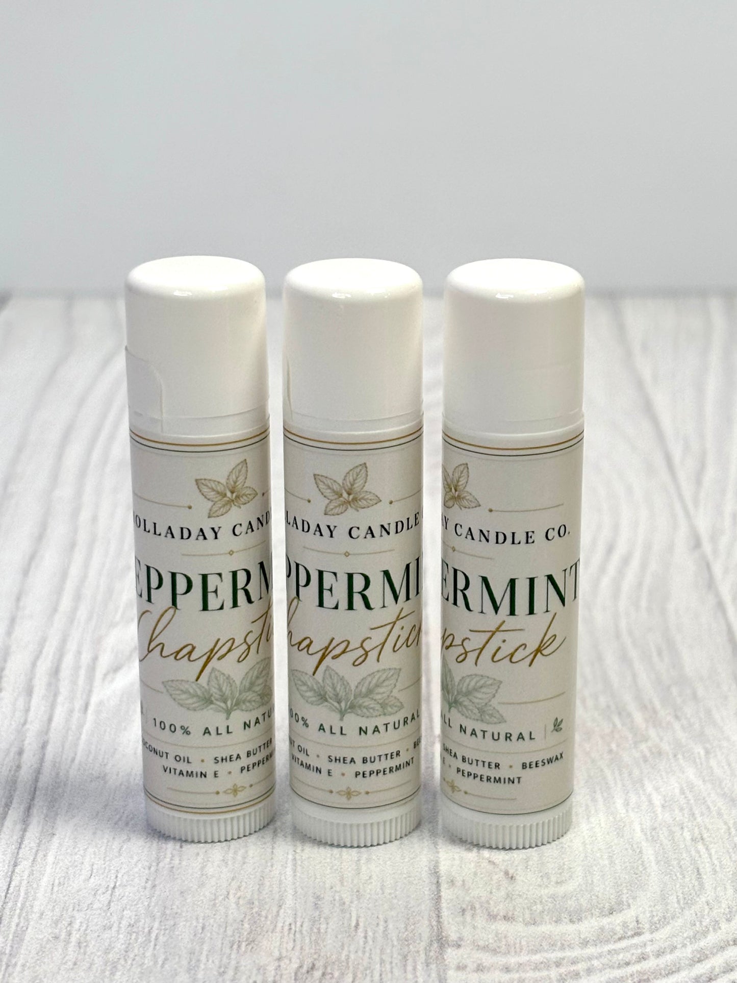 Natural Peppermint Chapstick – Soft Lips + Long Lasting