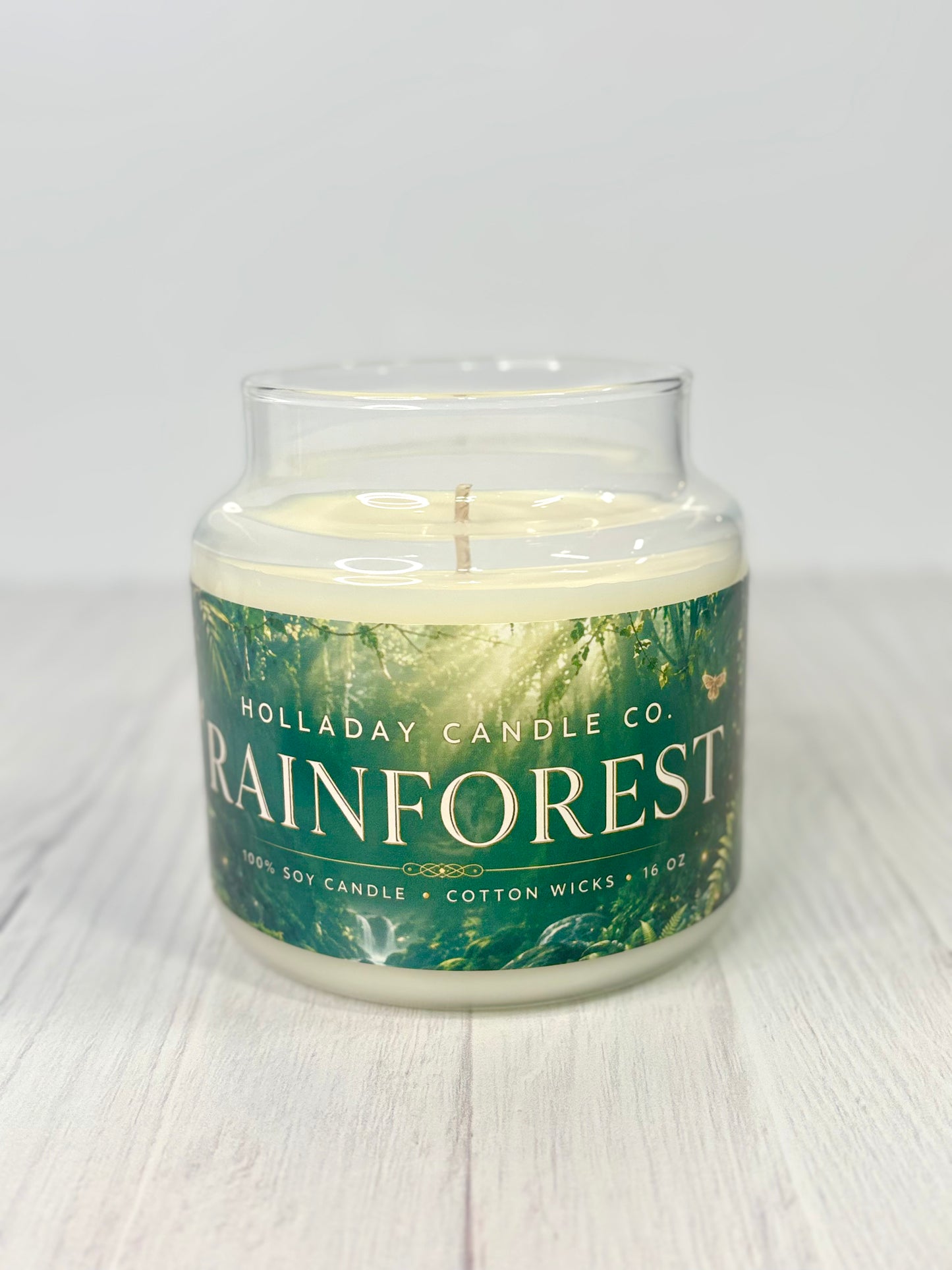 100% Soy Wax Candle | 16 oz Glass Apothecary Jar | Cotton Wicks | Whimsical Collection