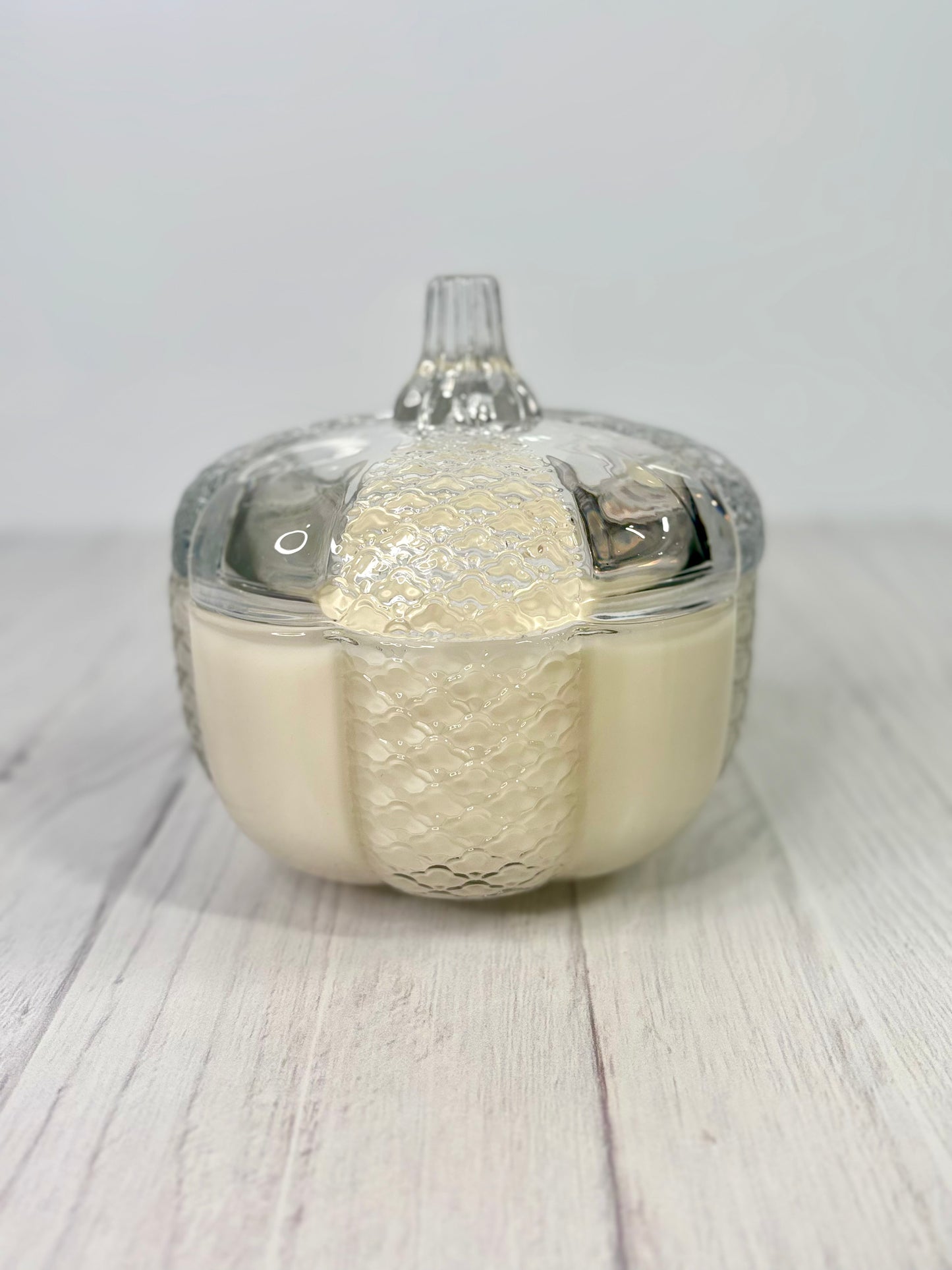 8 oz Luxury Soy Pumpkin Candle | 100% Soy Wax | Premium Glass Vessel