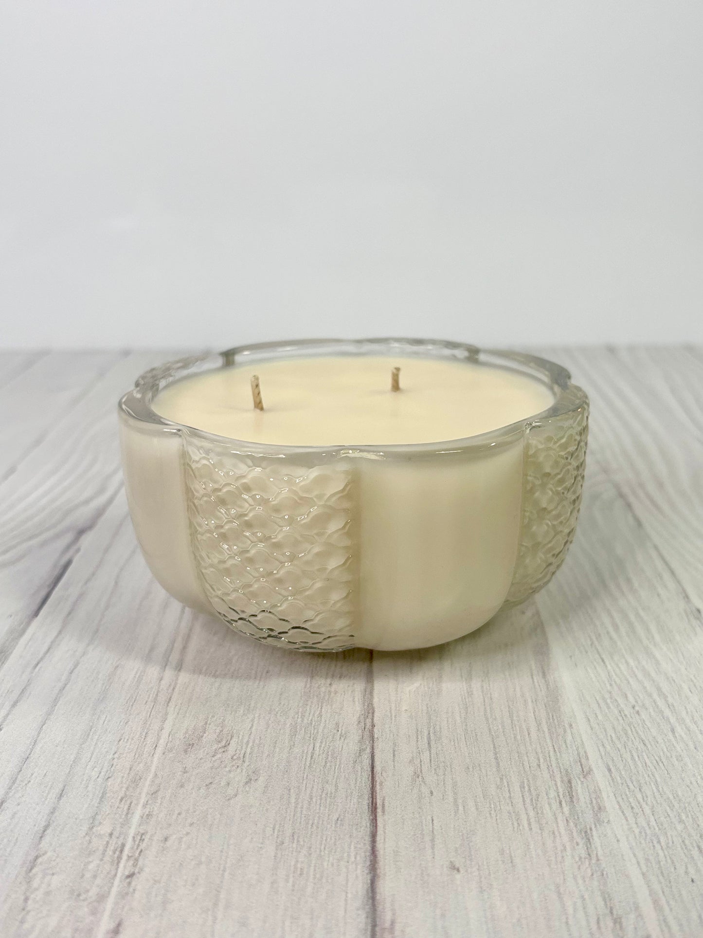 8 oz Luxury Soy Pumpkin Candle | 100% Soy Wax | Premium Glass Vessel