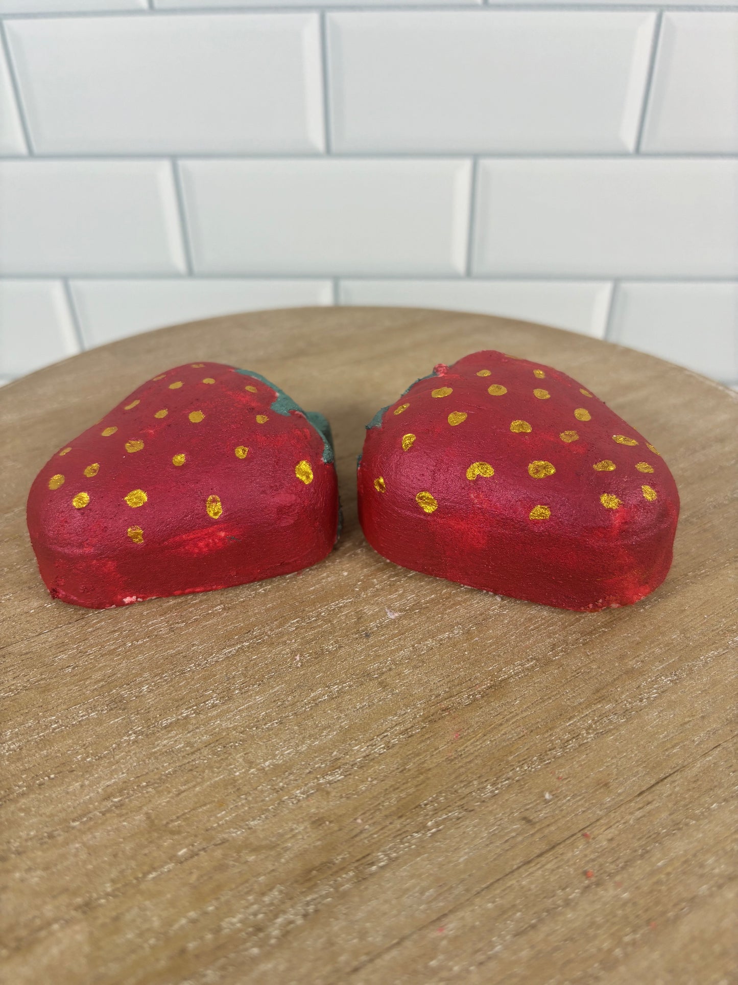 Strawberry Bath Bomb. Cute Bath Bomb. Strawberry Fields. Bath Bomb Gift. Fruit Bath Bomb. Fruity. Red Bath Bomb. Mother's Day Gift. Birthday