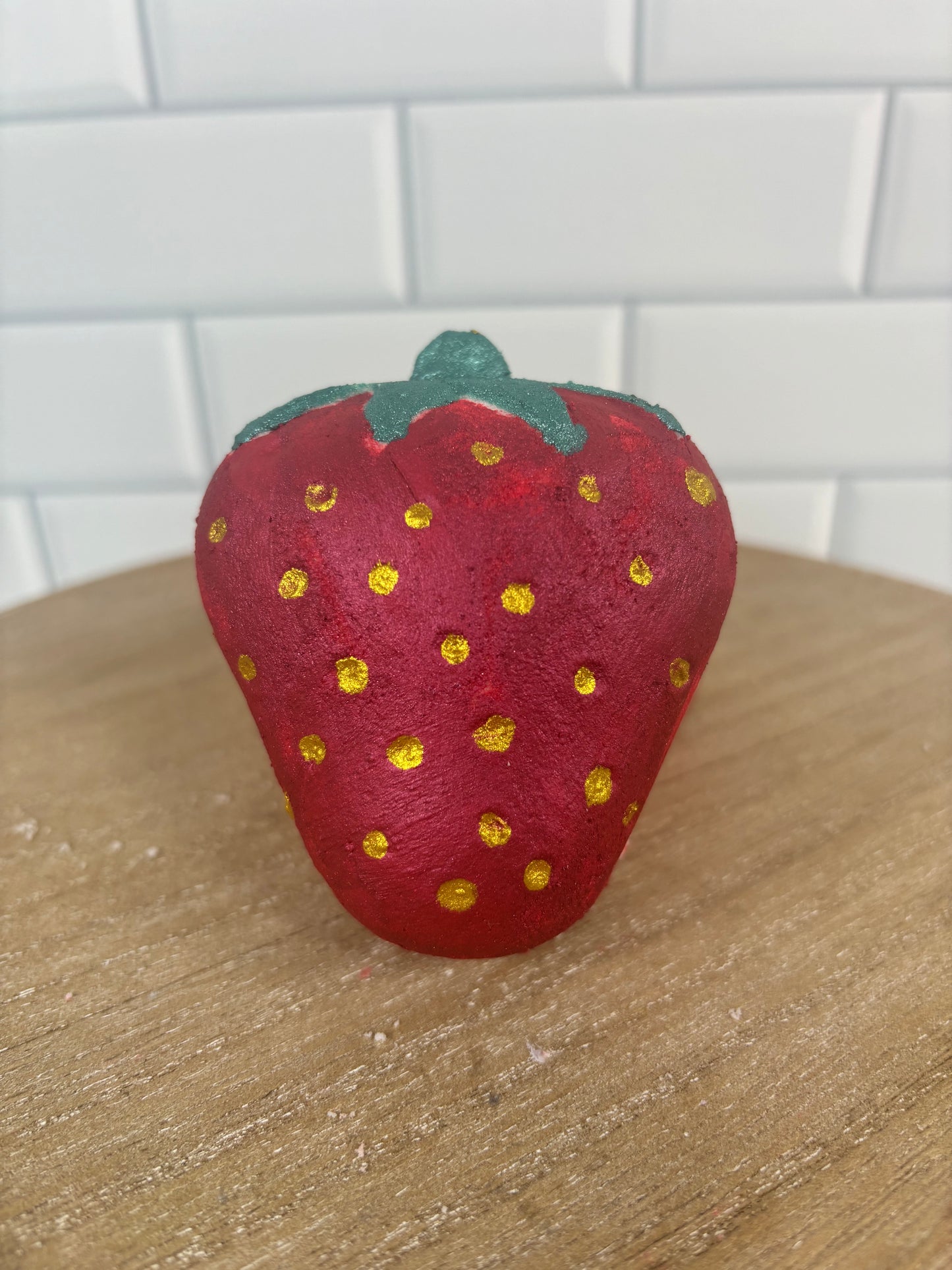 Strawberry Bath Bomb. Cute Bath Bomb. Strawberry Fields. Bath Bomb Gift. Fruit Bath Bomb. Fruity. Red Bath Bomb. Mother's Day Gift. Birthday