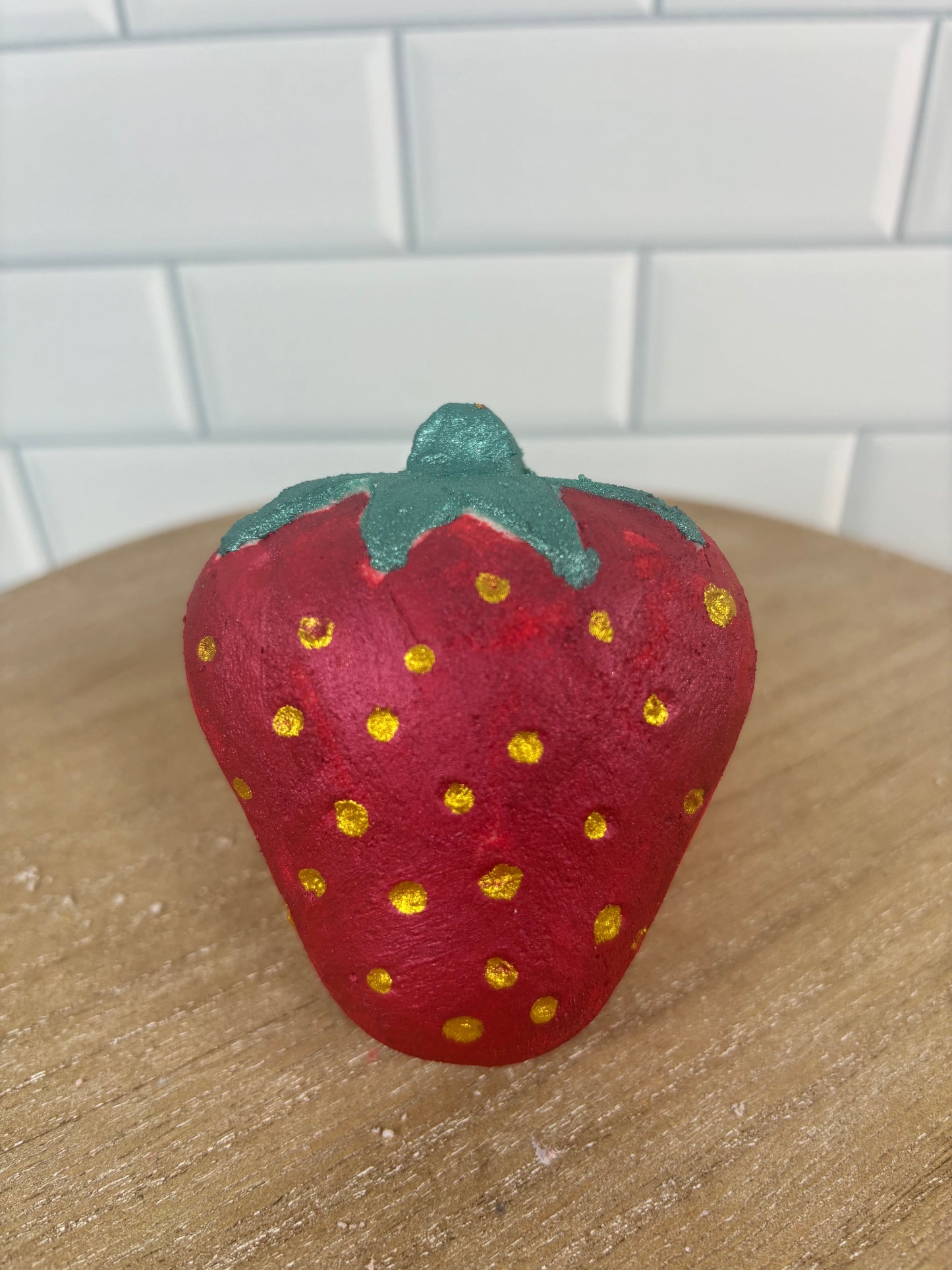 Strawberry Bath Bomb. Cute Bath Bomb. Strawberry Fields. Bath Bomb Gift. Fruit Bath Bomb. Fruity. Red Bath Bomb. Mother's Day Gift. Birthday