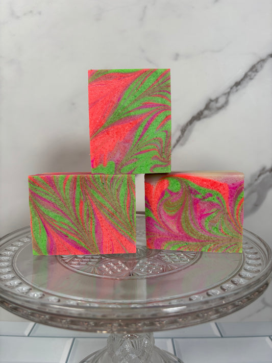 Neon Swirl Soap
