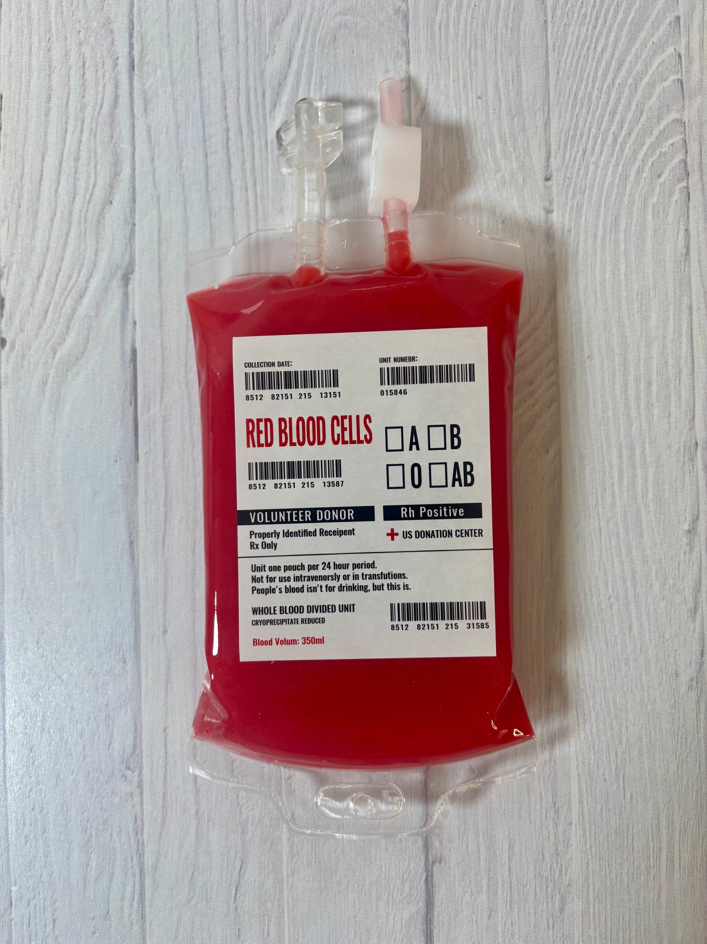 BITE ME BLOOD BAG SQUEEZABLE WAX MELT — 8 OZ