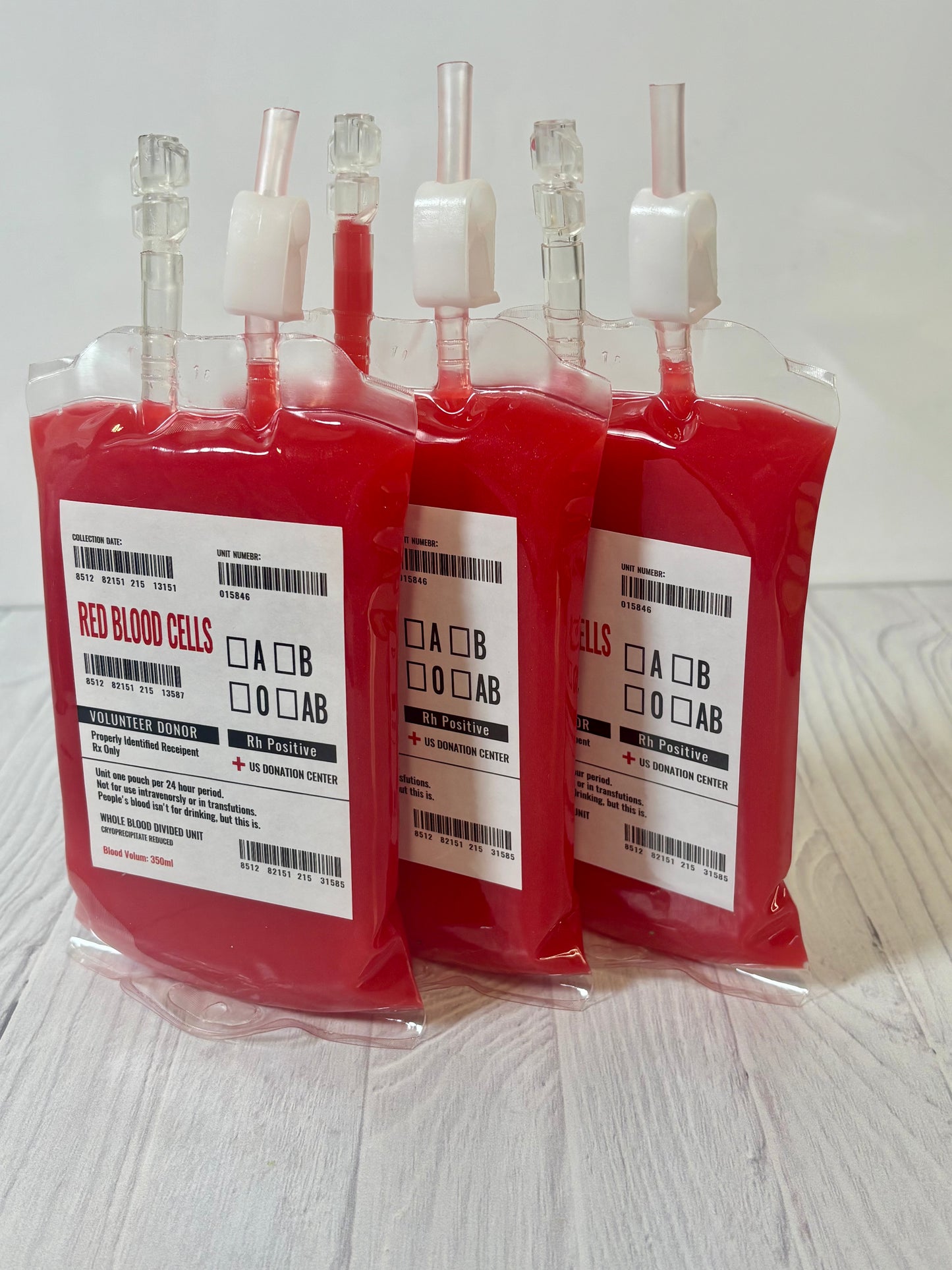 BITE ME BLOOD BAG SQUEEZABLE WAX MELT — 8 OZ