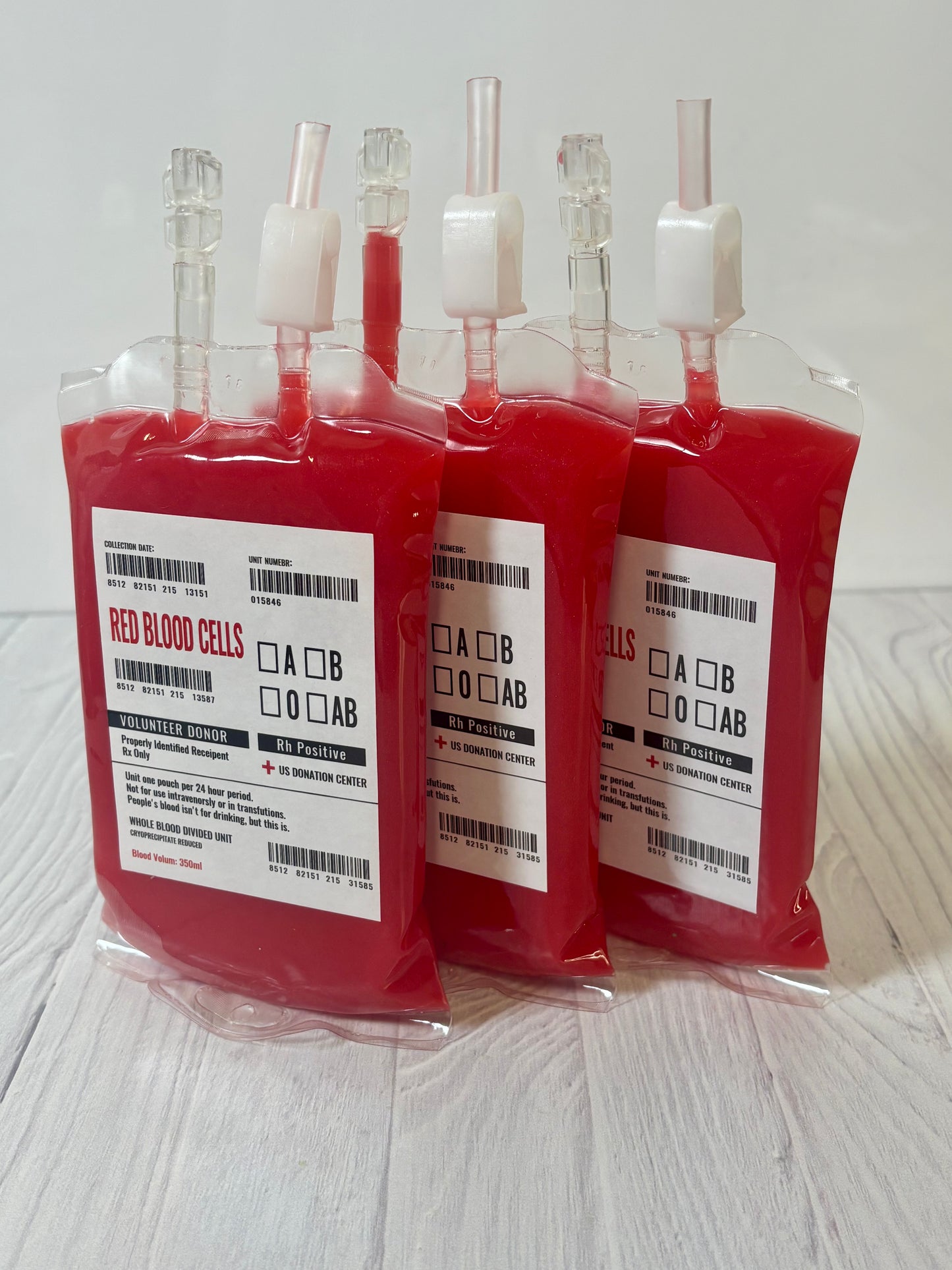 BITE ME BLOOD BAG SQUEEZABLE WAX MELT — 8 OZ