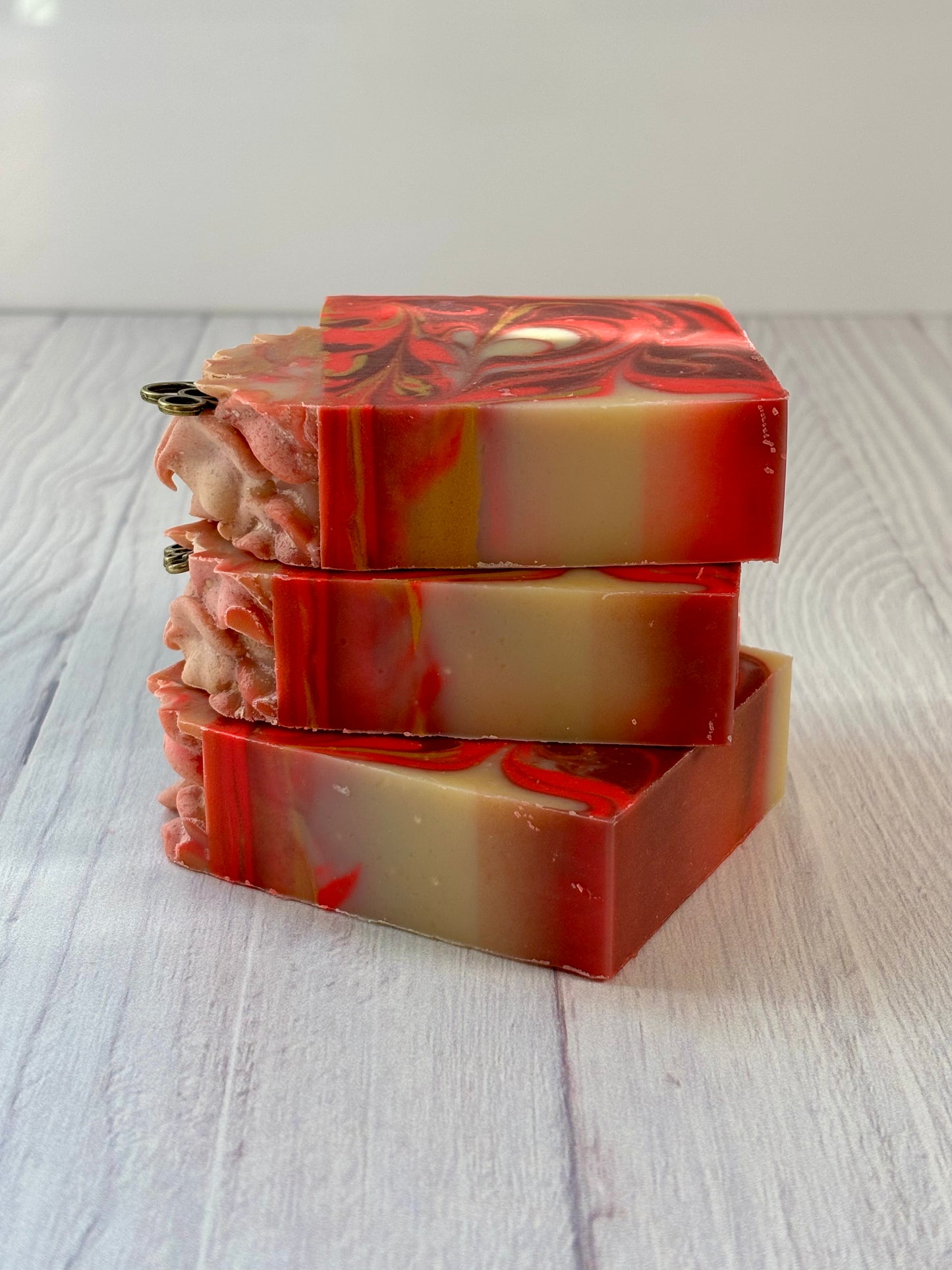 Key to My Heart Cold Process Soap Wild Cranberry & Aspen