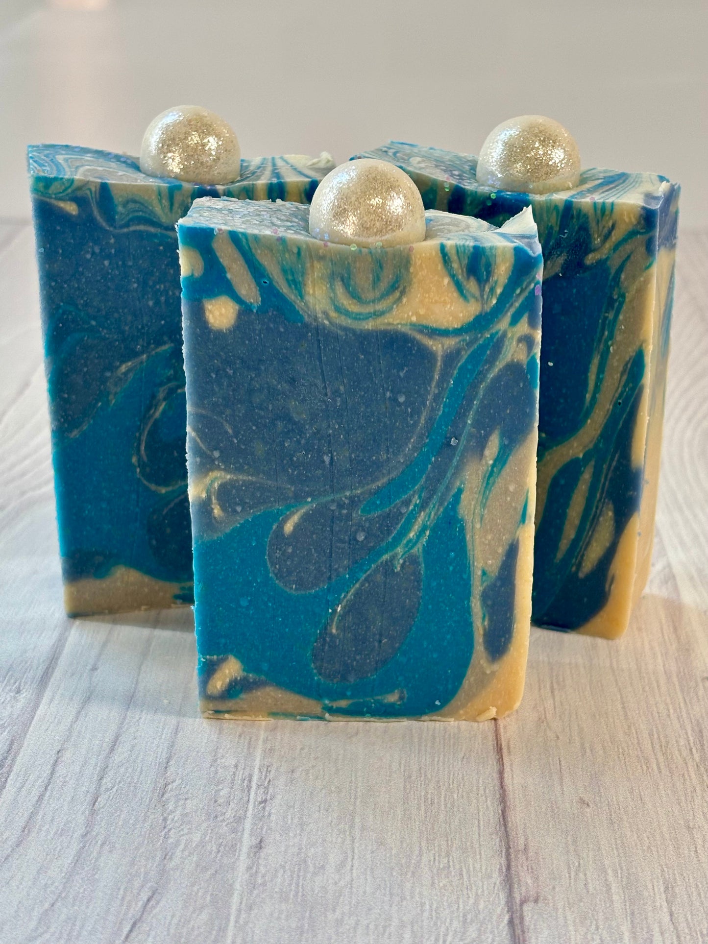 Fresh Snow Cold Process Soap made with Goat Milk and Tallow