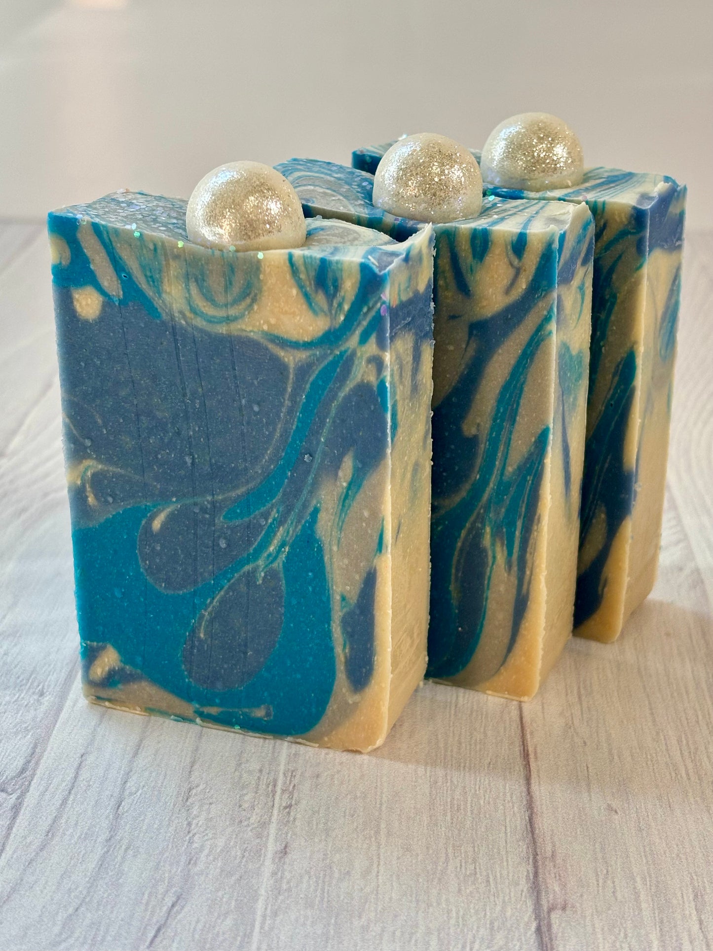 Fresh Snow Cold Process Soap made with Goat Milk and Tallow
