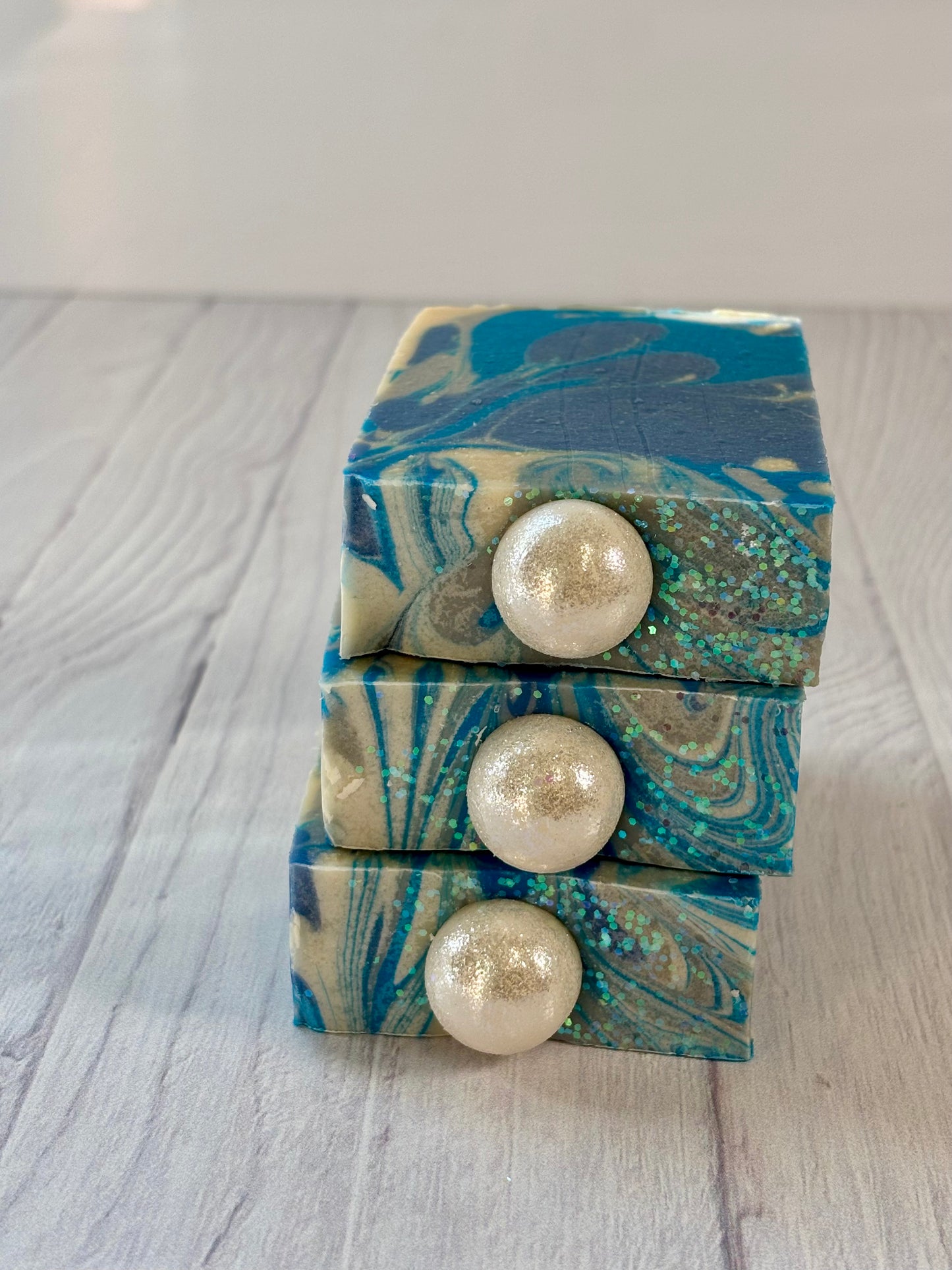 Fresh Snow Cold Process Soap made with Goat Milk and Tallow