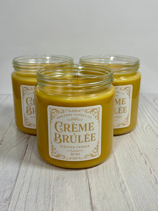 Holladay Candle Co Crème Brûlée Candle
