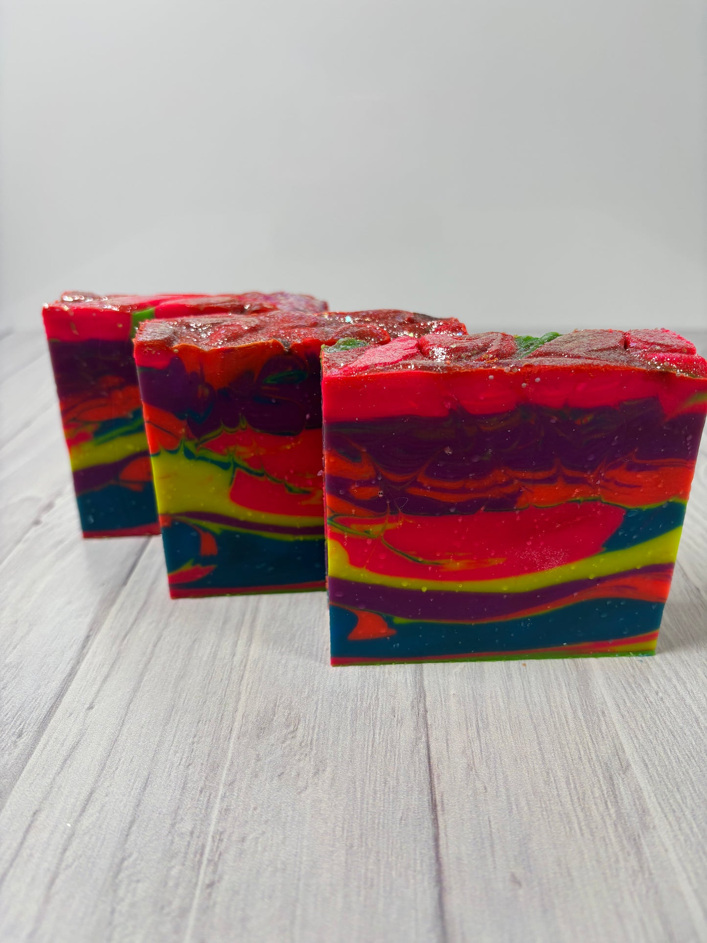 Neon Clouds Cold Process Coconut Milk Soap