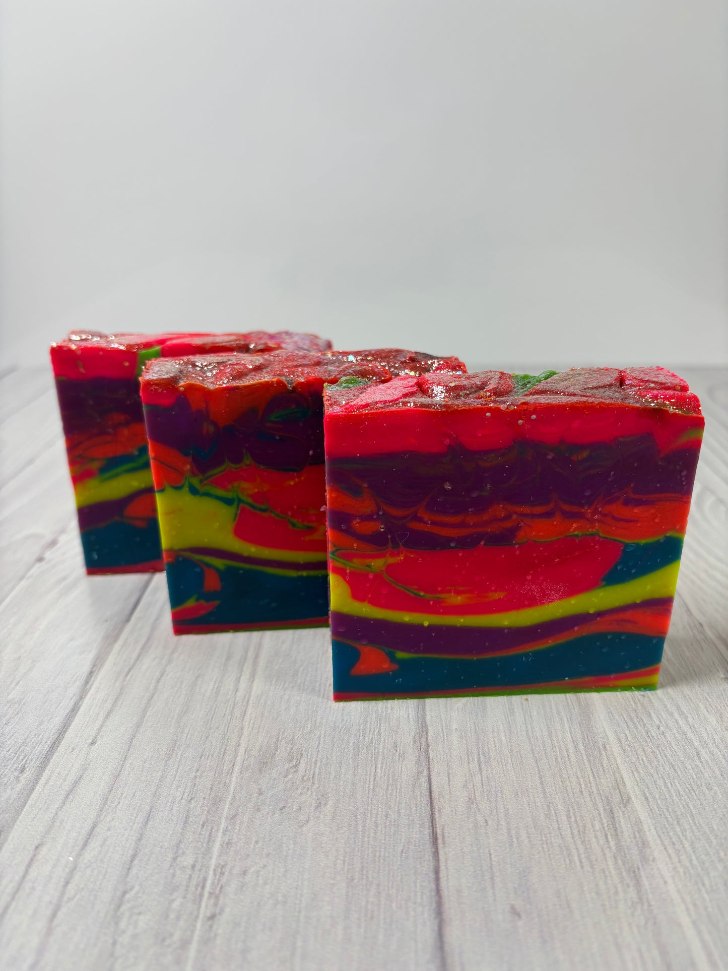 Neon Clouds Cold Process Coconut Milk Soap
