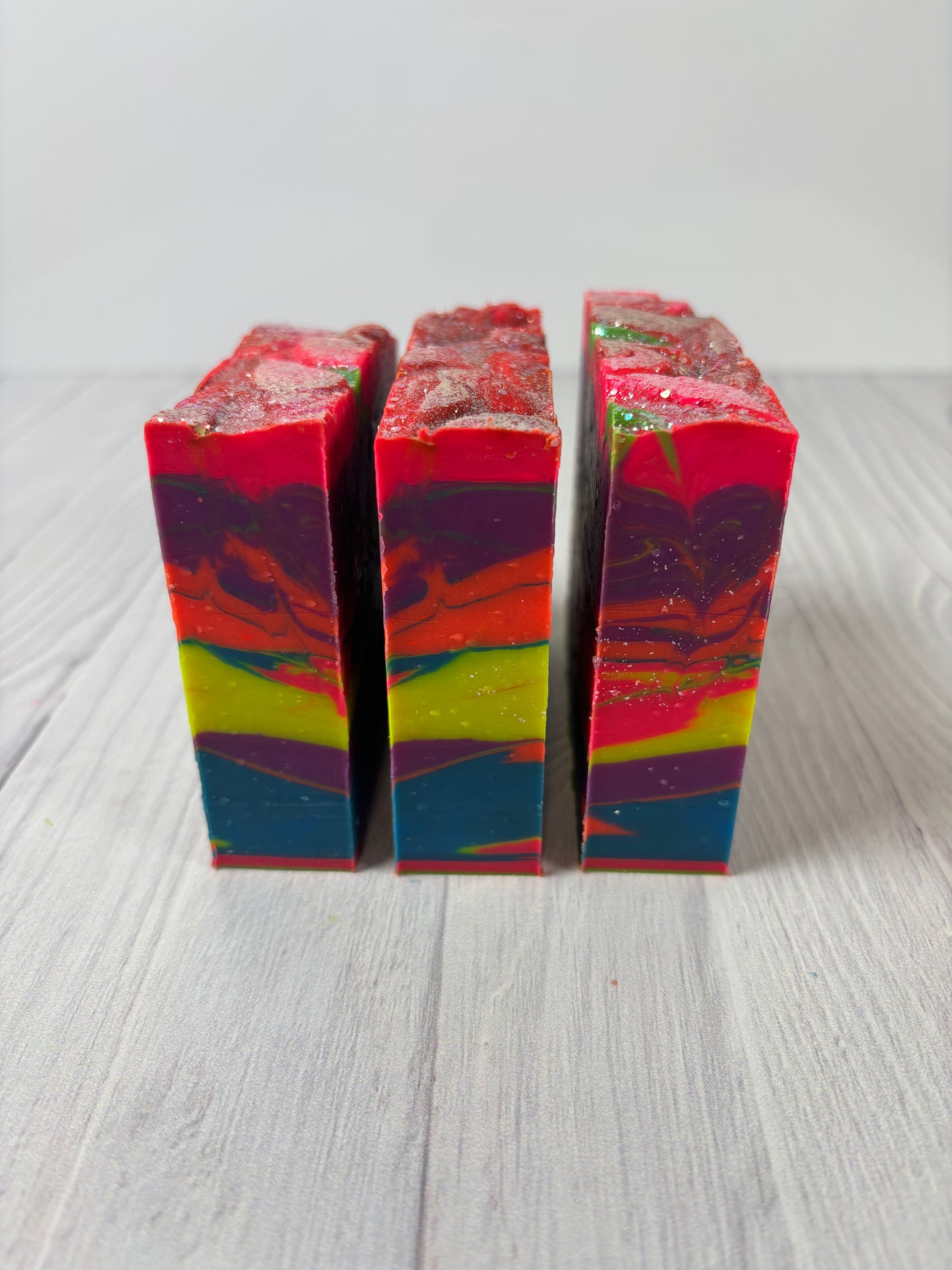 Neon Clouds Cold Process Coconut Milk Soap