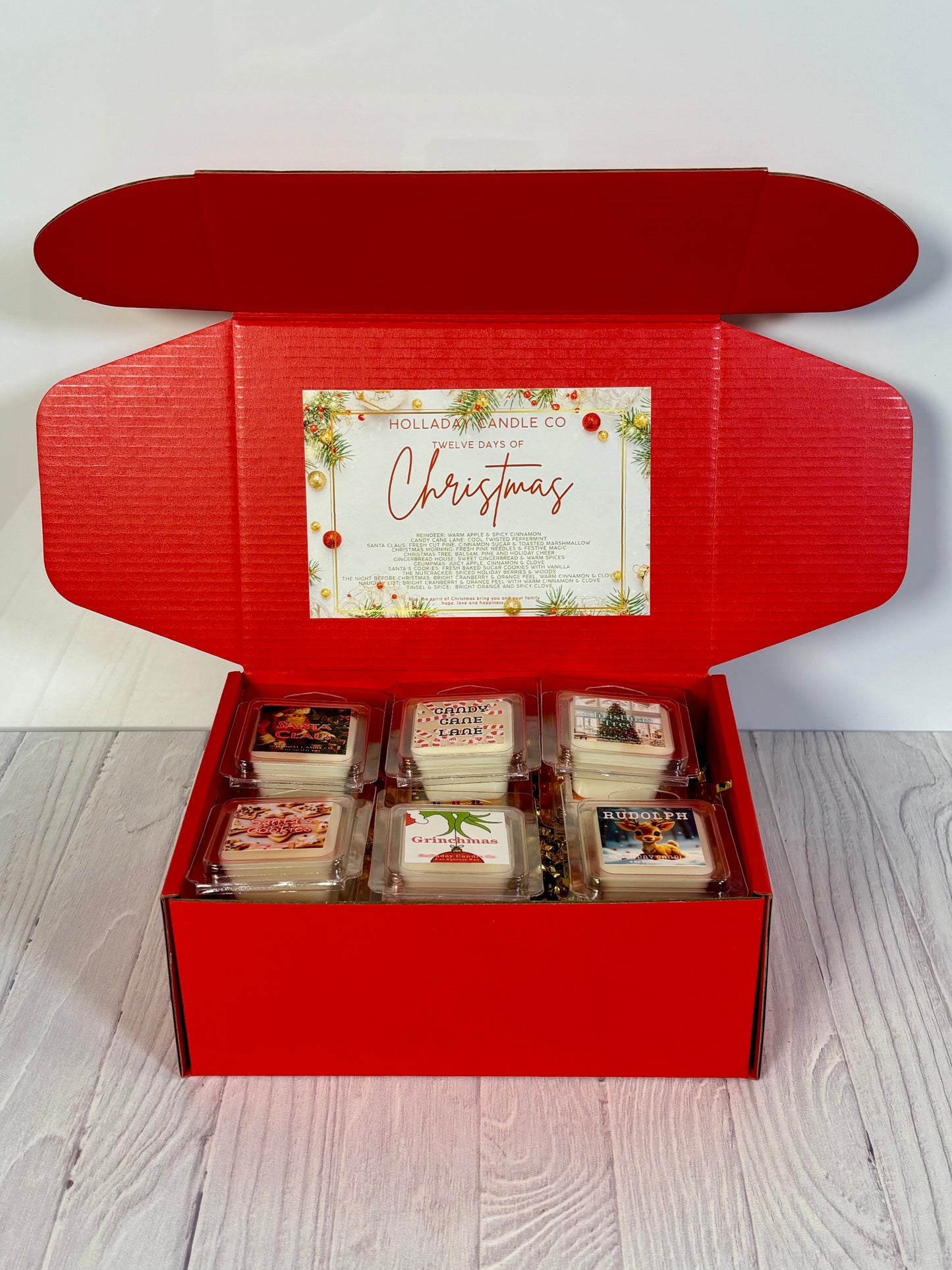 12 Days of Christmas Wax Melt Sample Box