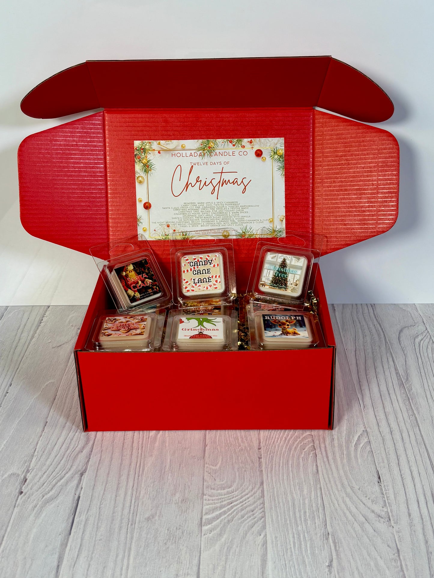 12 Days of Christmas Wax Melt Sample Box