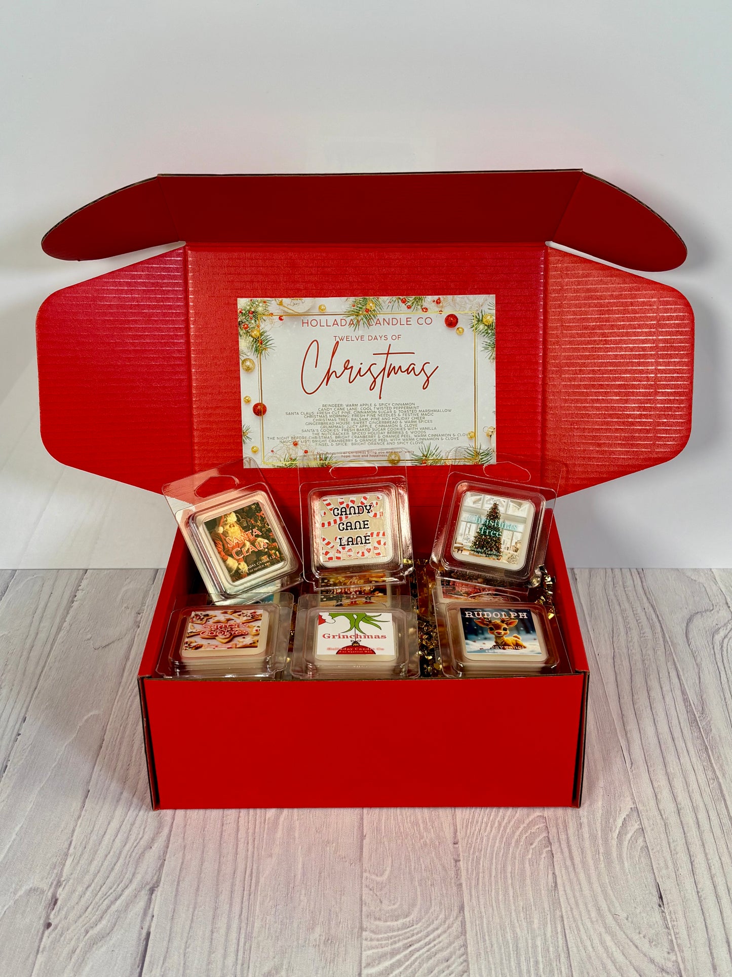 12 Days of Christmas Wax Melt Sample Box