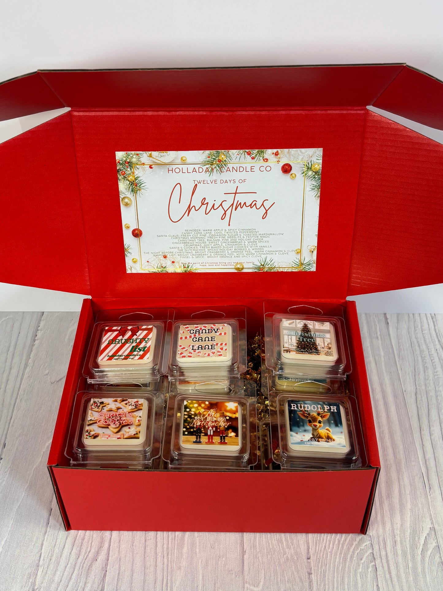 12 Days of Christmas Wax Melt Sample Box