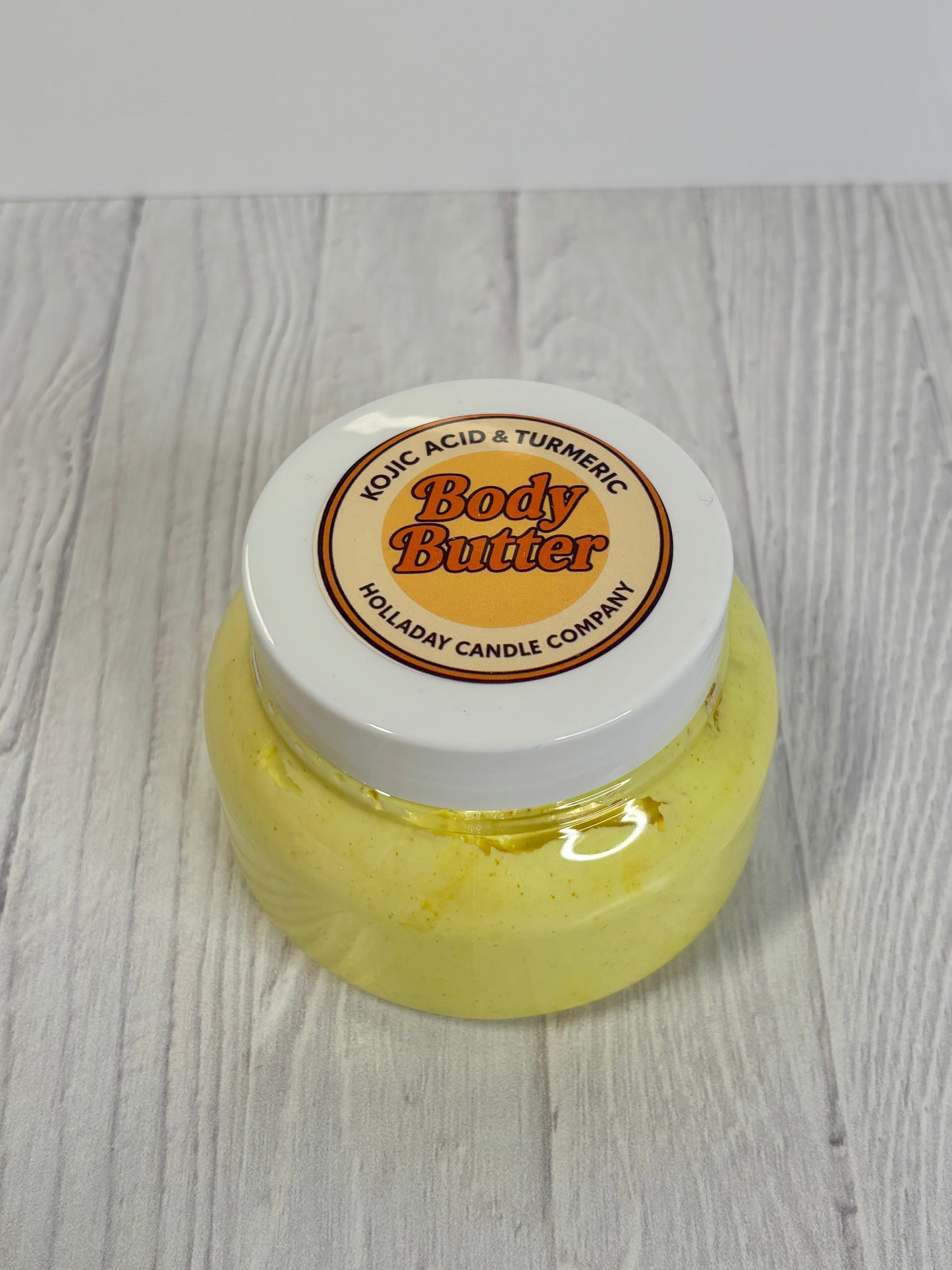 Kojic Acid & Turmeric Sugar Scrub + Body Butter – 8 oz
