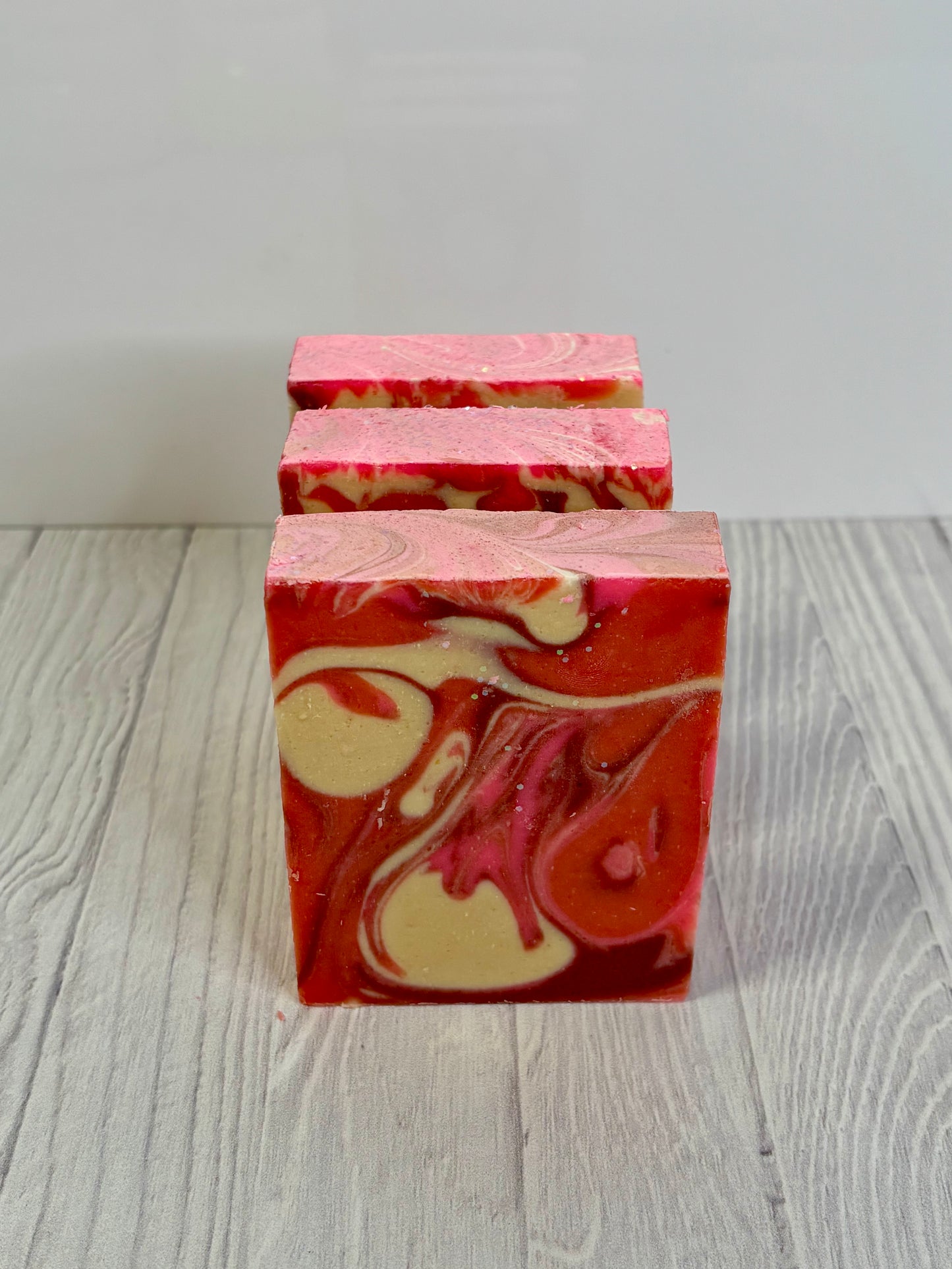 Peppermint Swirl Cold Process Goat Milk & Tallow Soap