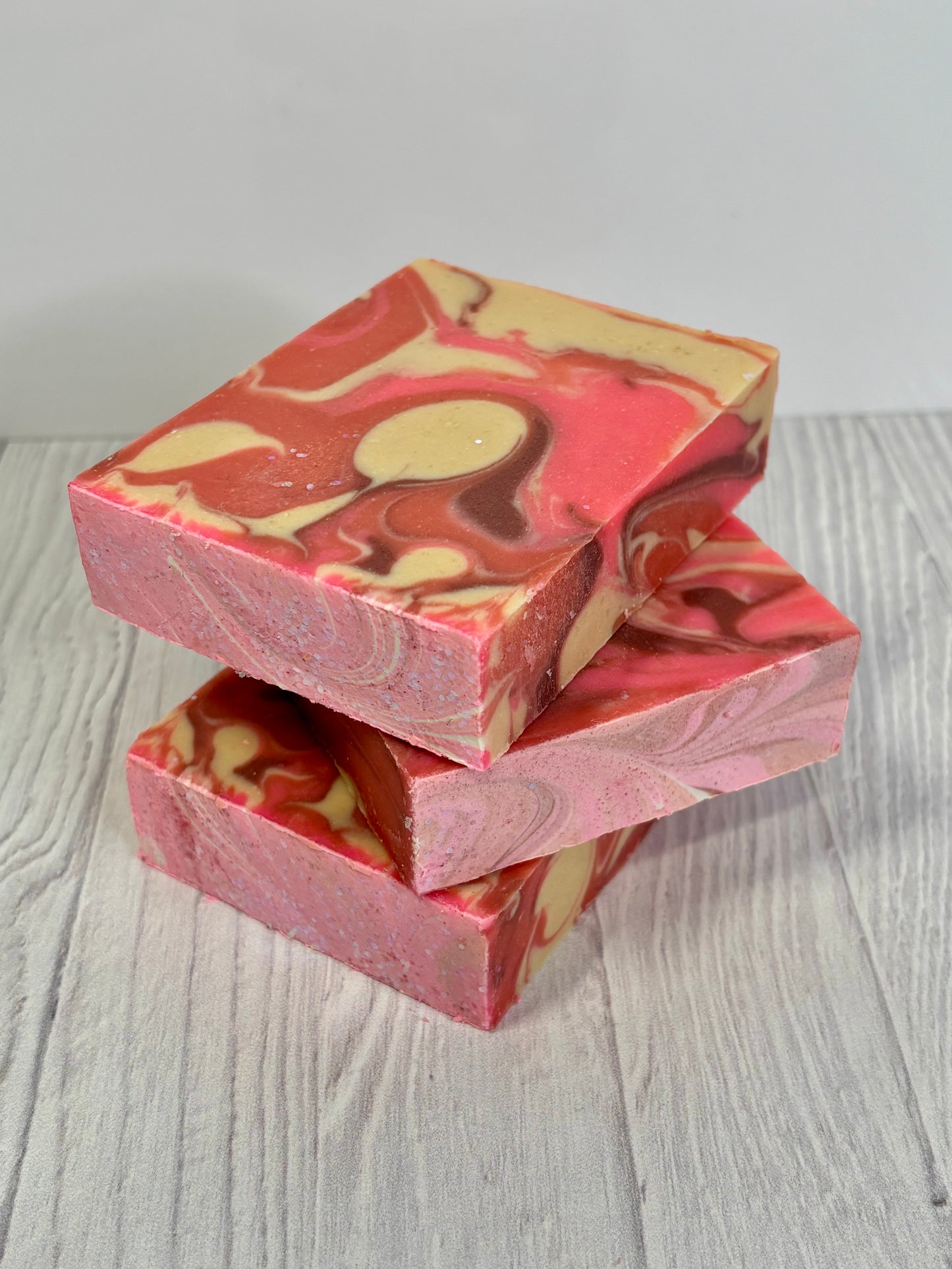 Peppermint Swirl Cold Process Goat Milk & Tallow Soap