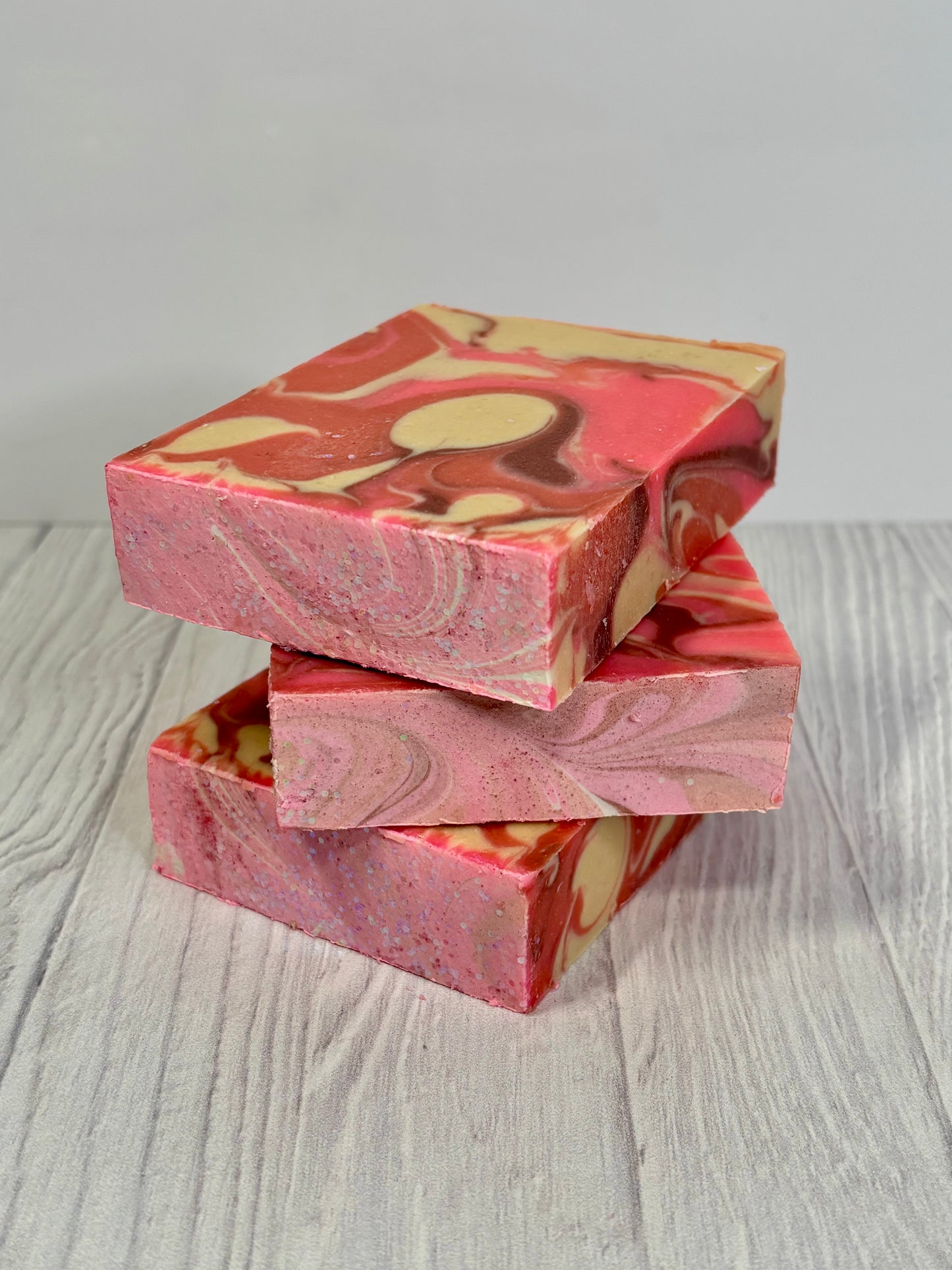 Peppermint Swirl Cold Process Goat Milk & Tallow Soap