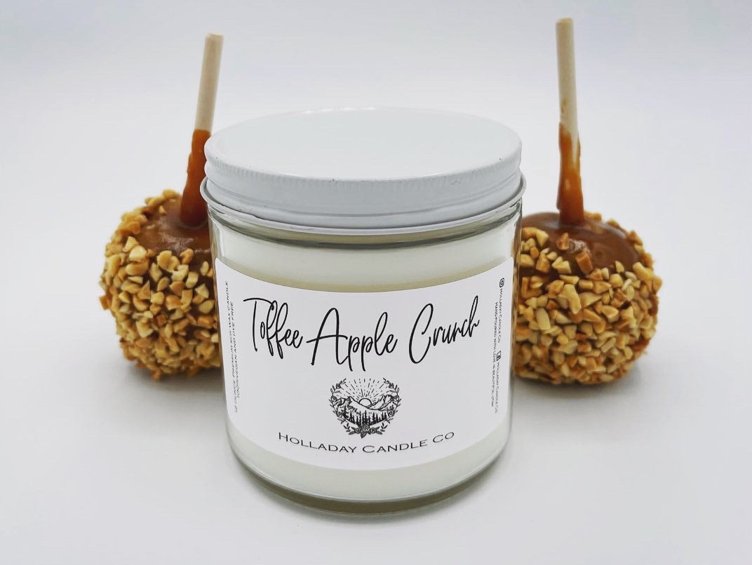 TOFFEE APPLE CRUNCH LUXURY SOY CANDLE | SWEET + DECADENT